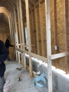 Shoring the Wall & Ceiling