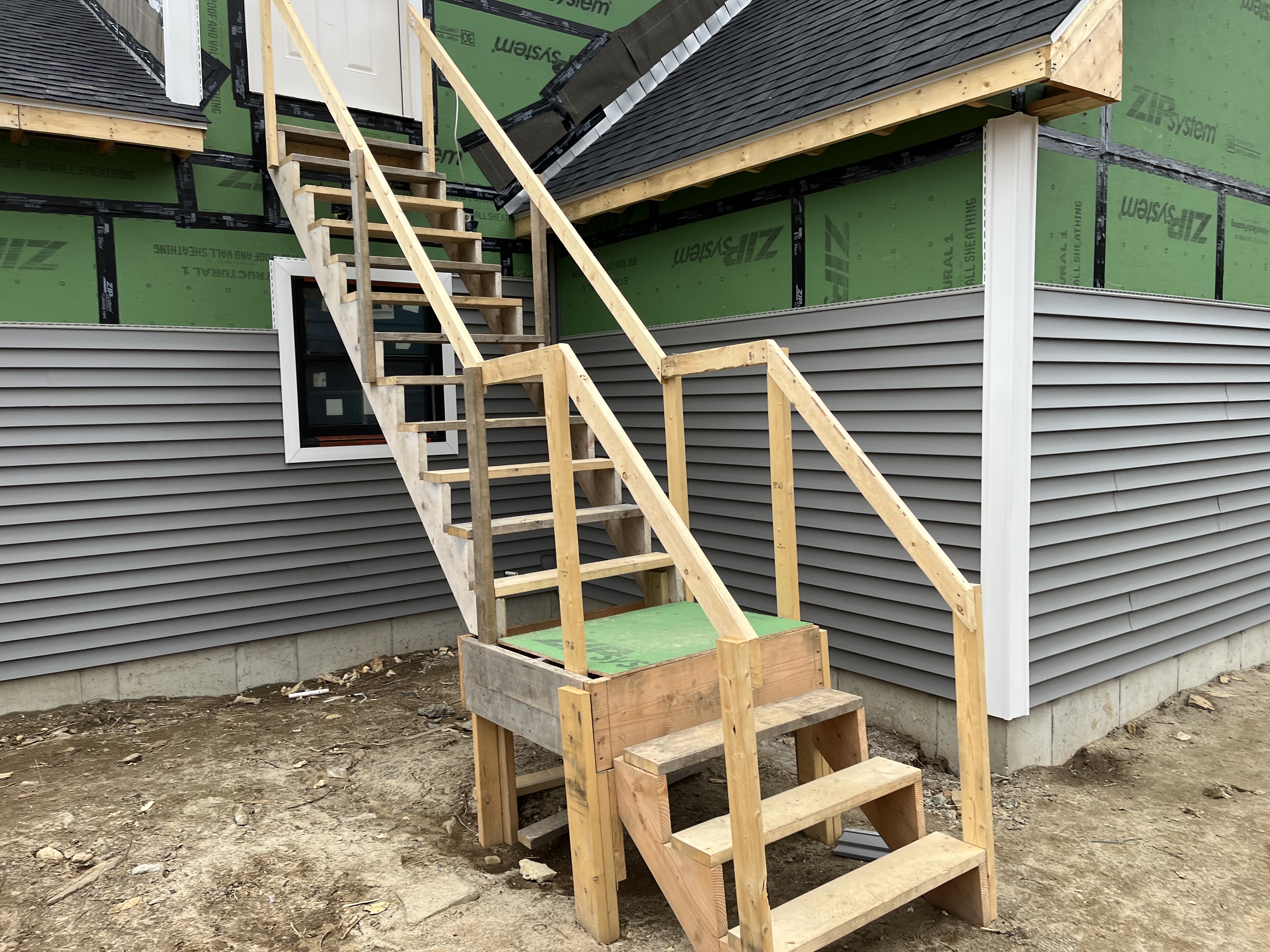 Siding / Stairs in Process