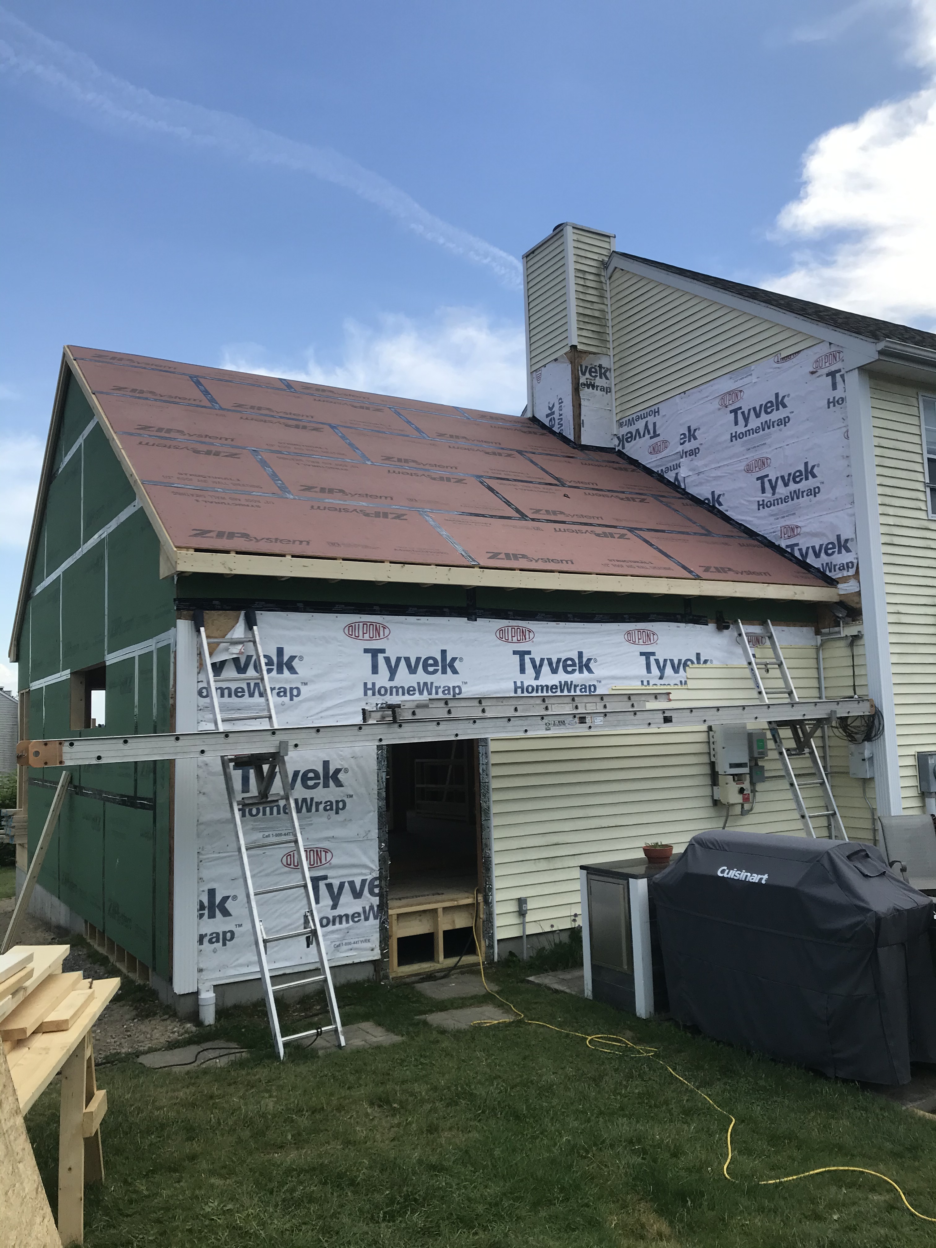 Siding In Progress