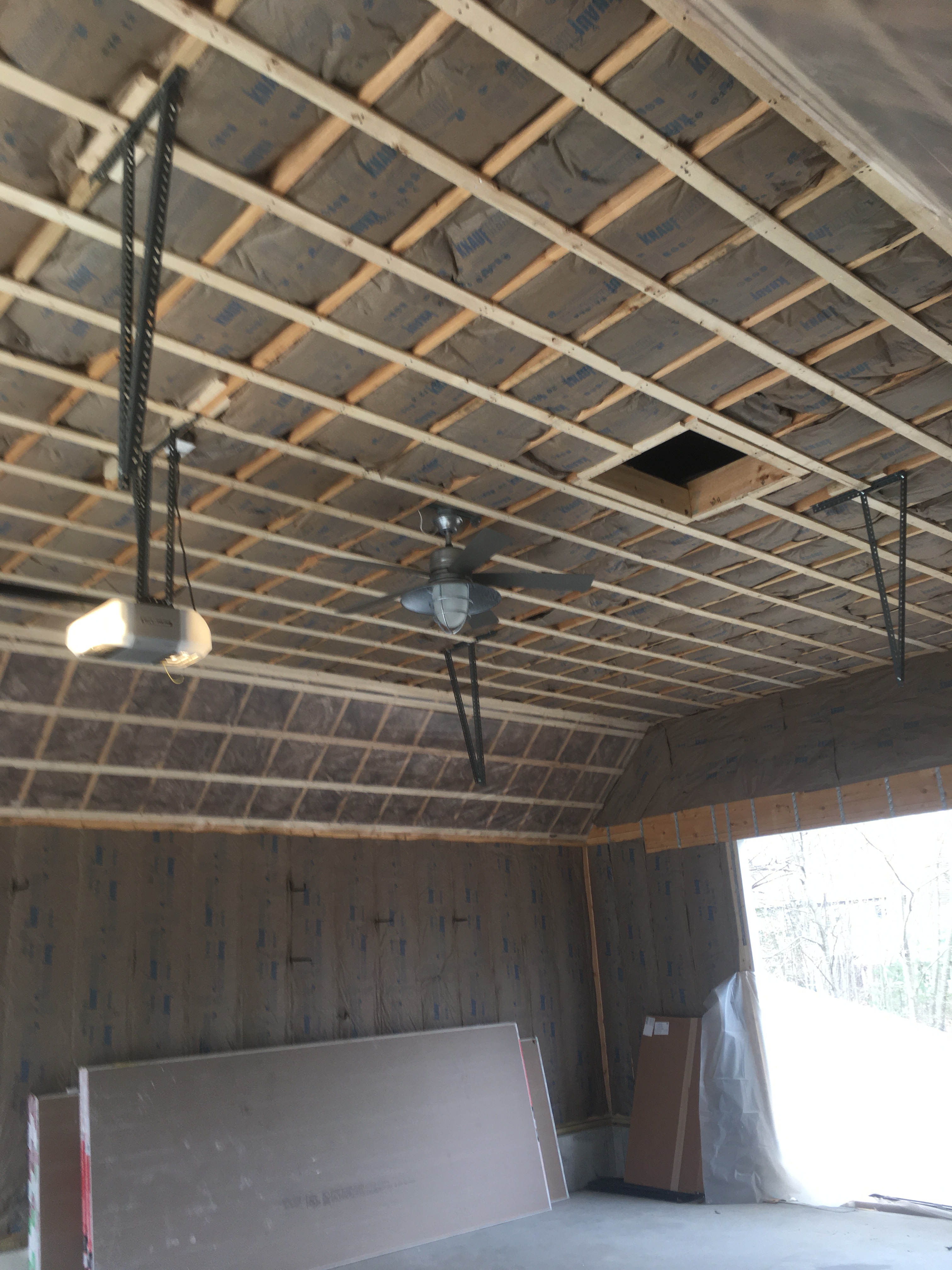 Ceiling, Garage Door Opener