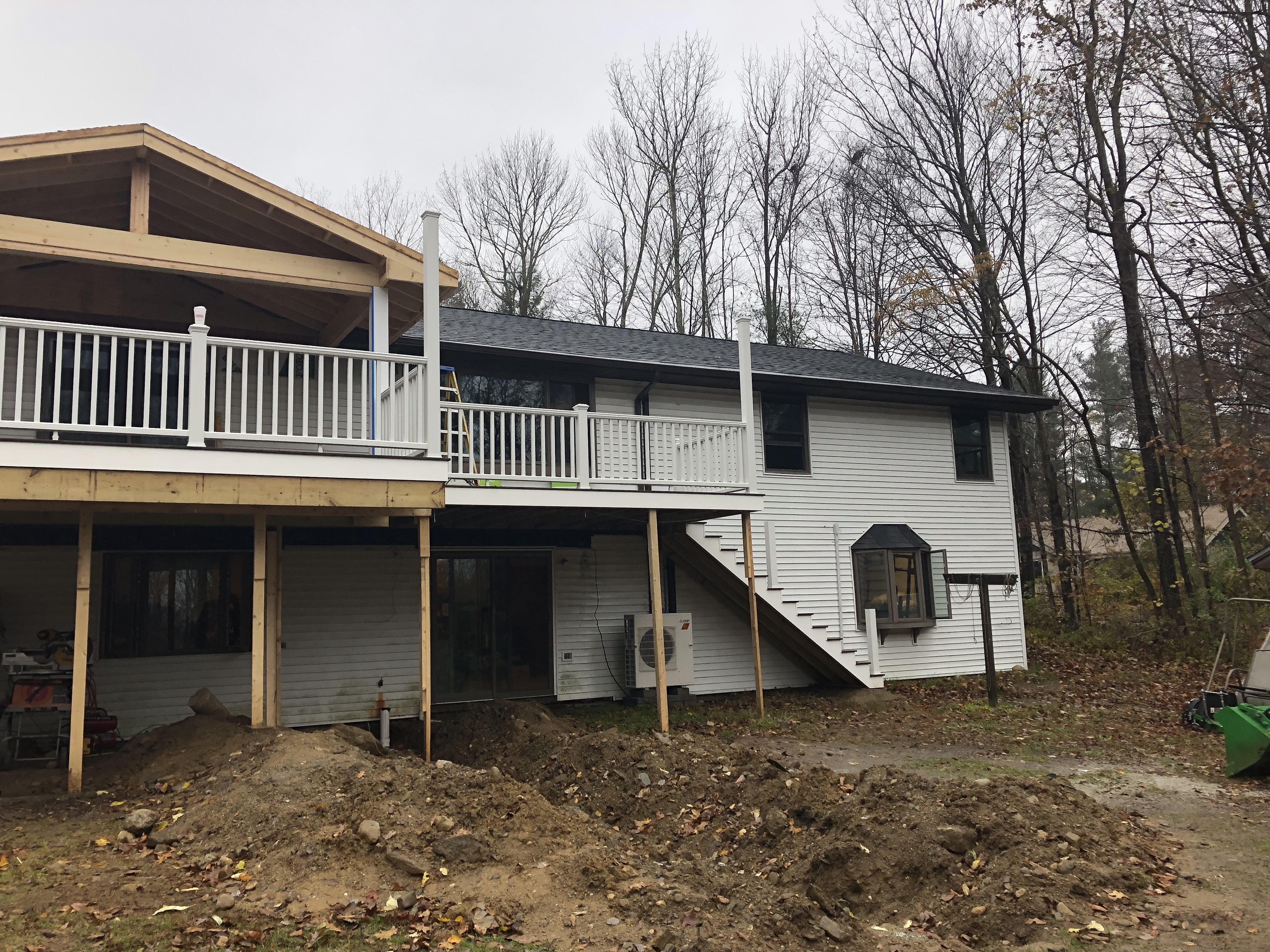 New Railings on the deck
