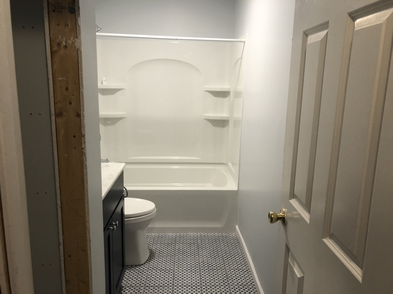 Completed Shower