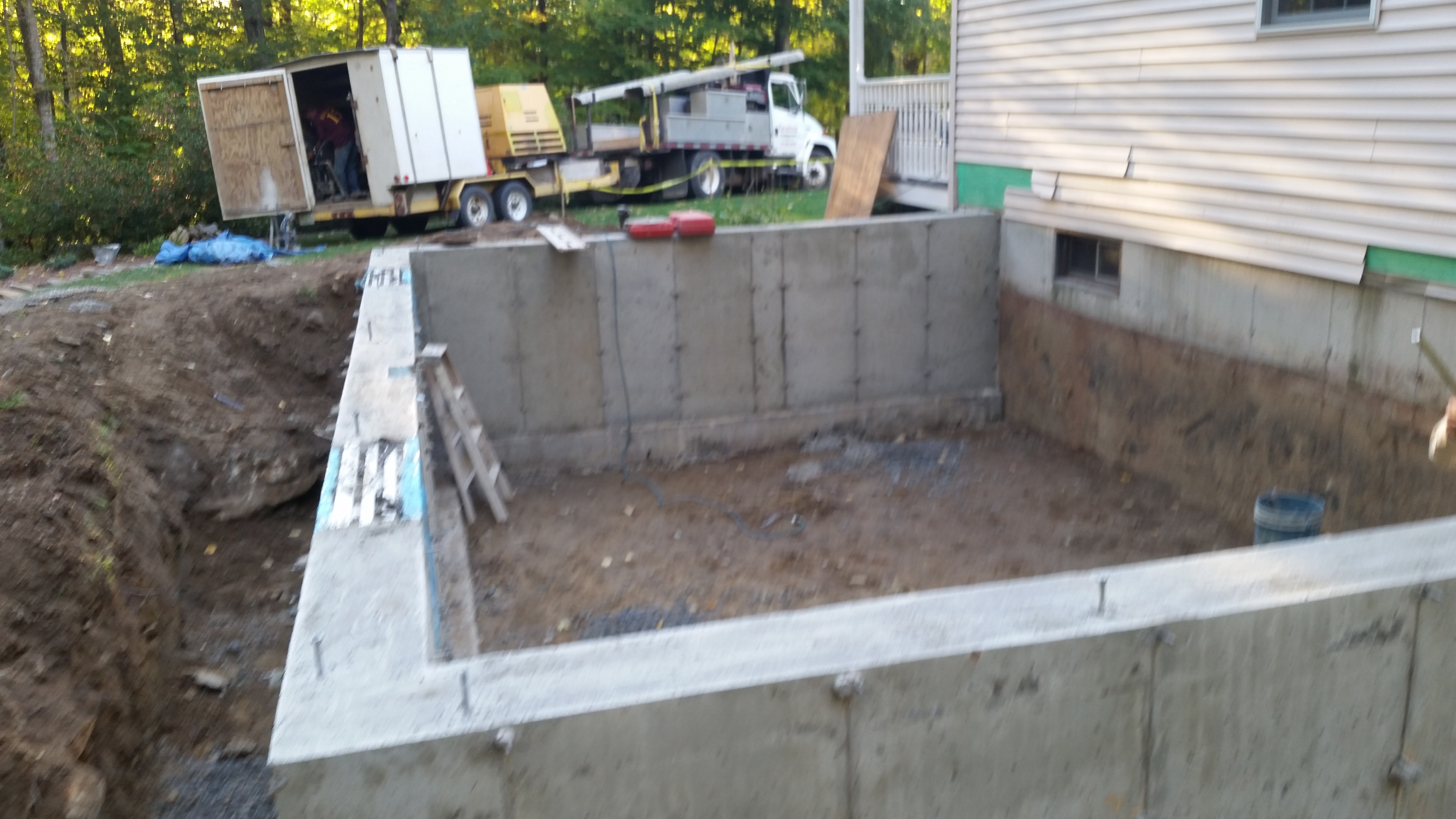 Concrete Foundation Poured