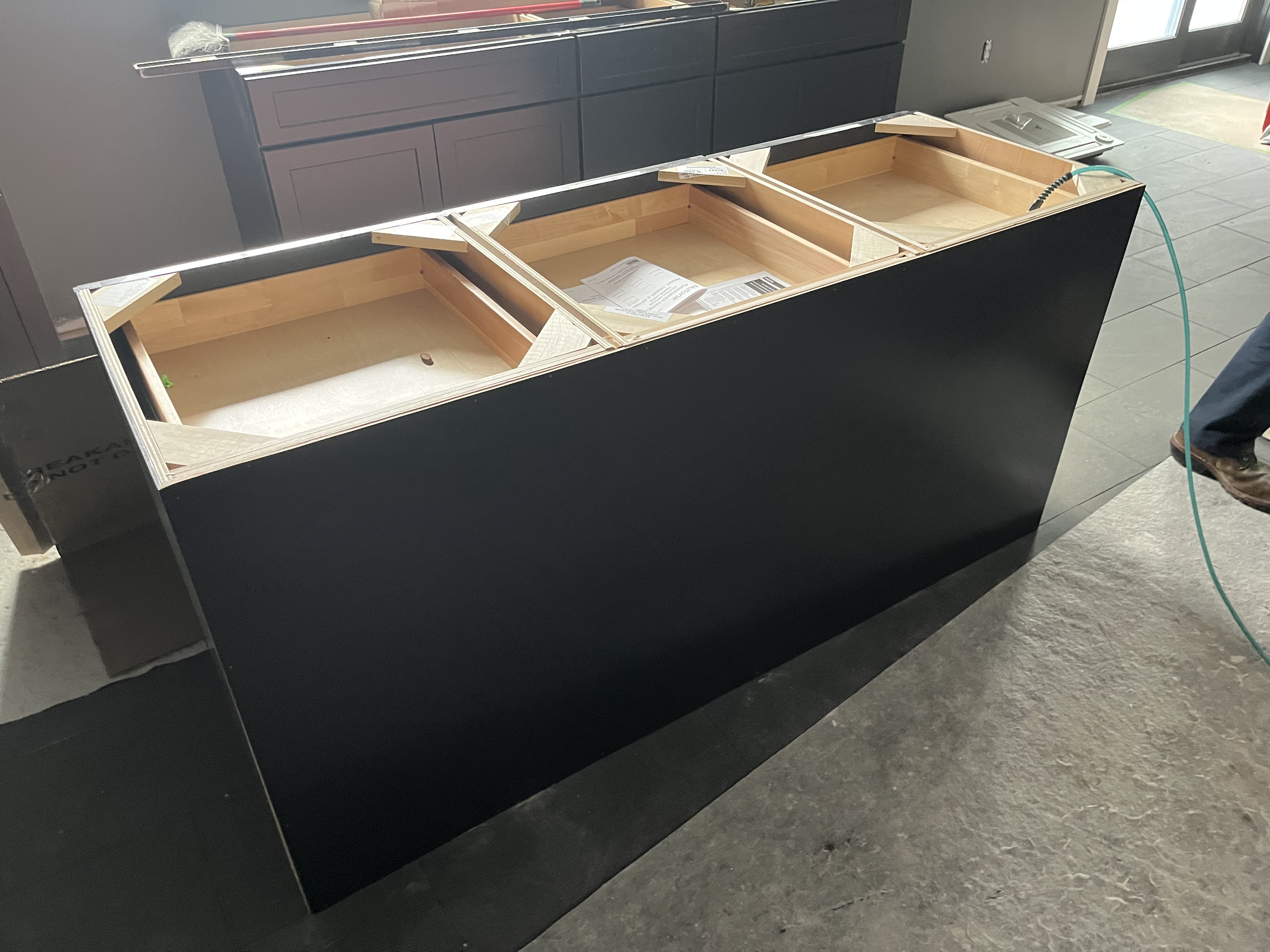 Kitchen Inland in Progress