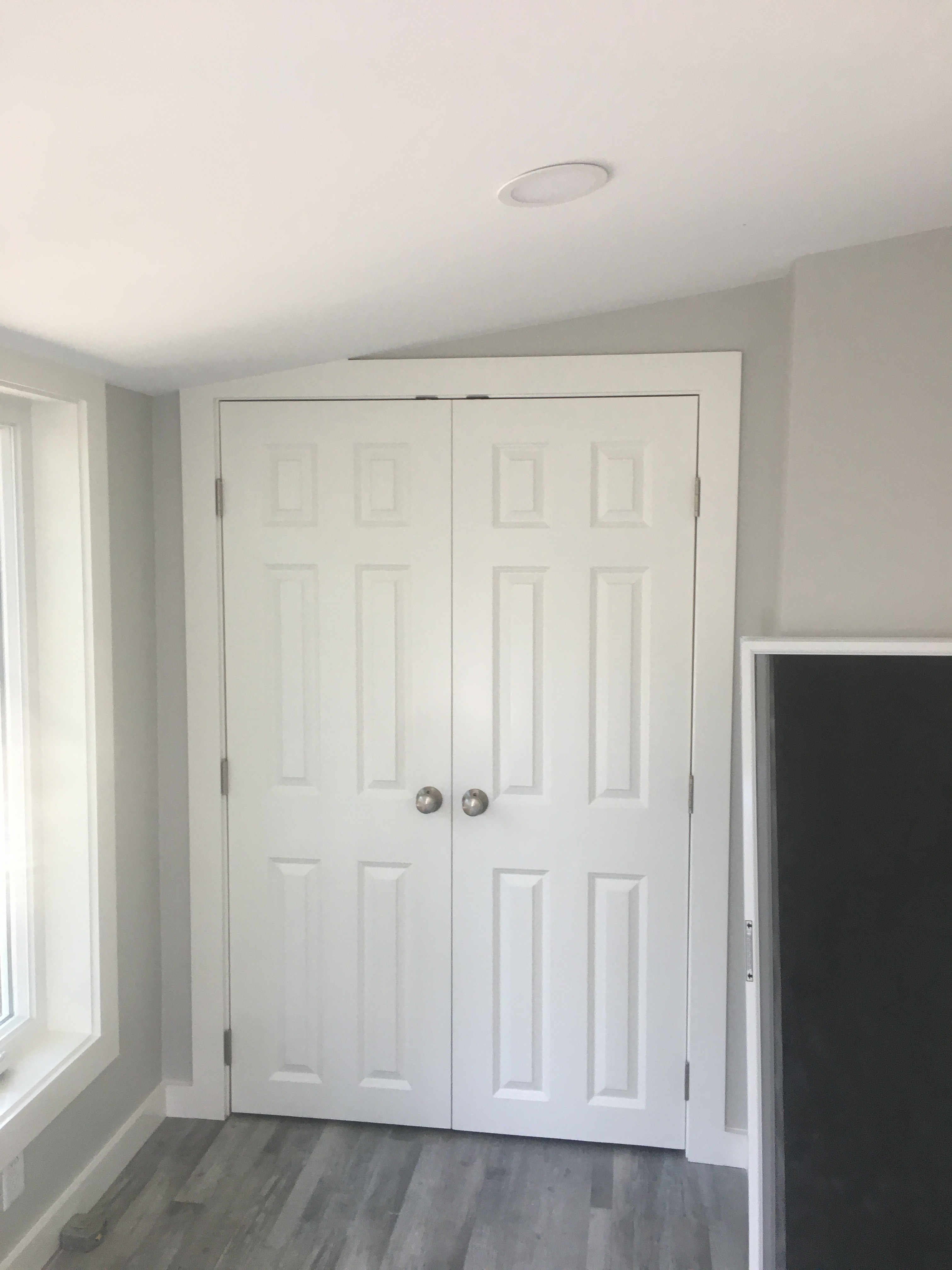 Finished Closet Doors