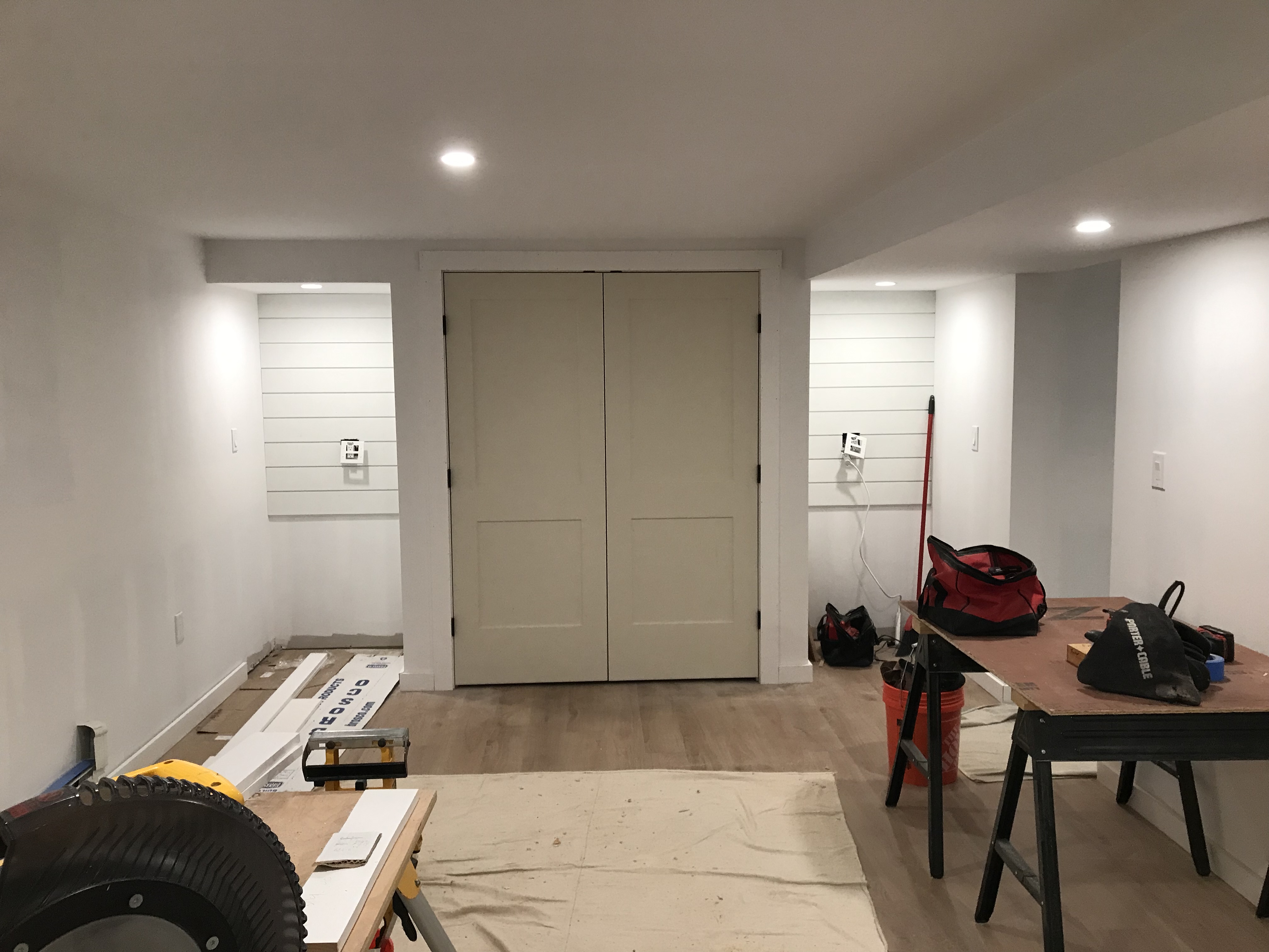 Built-In Shelving and Closet