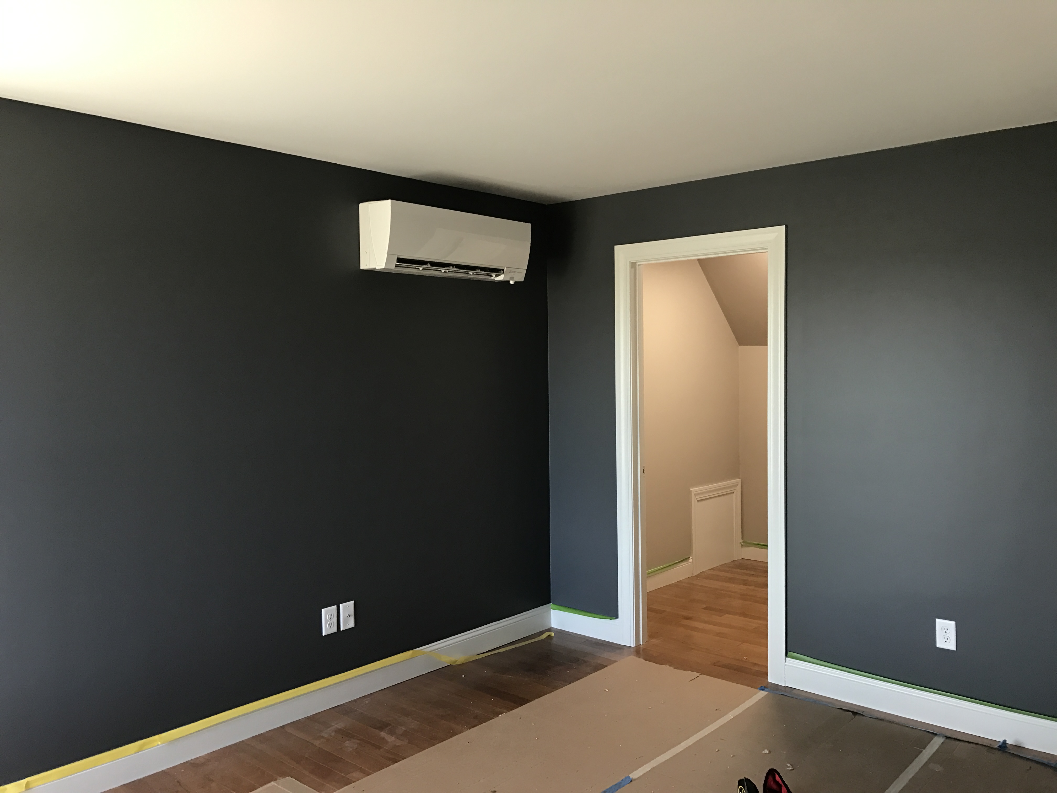 Bedroom is painted