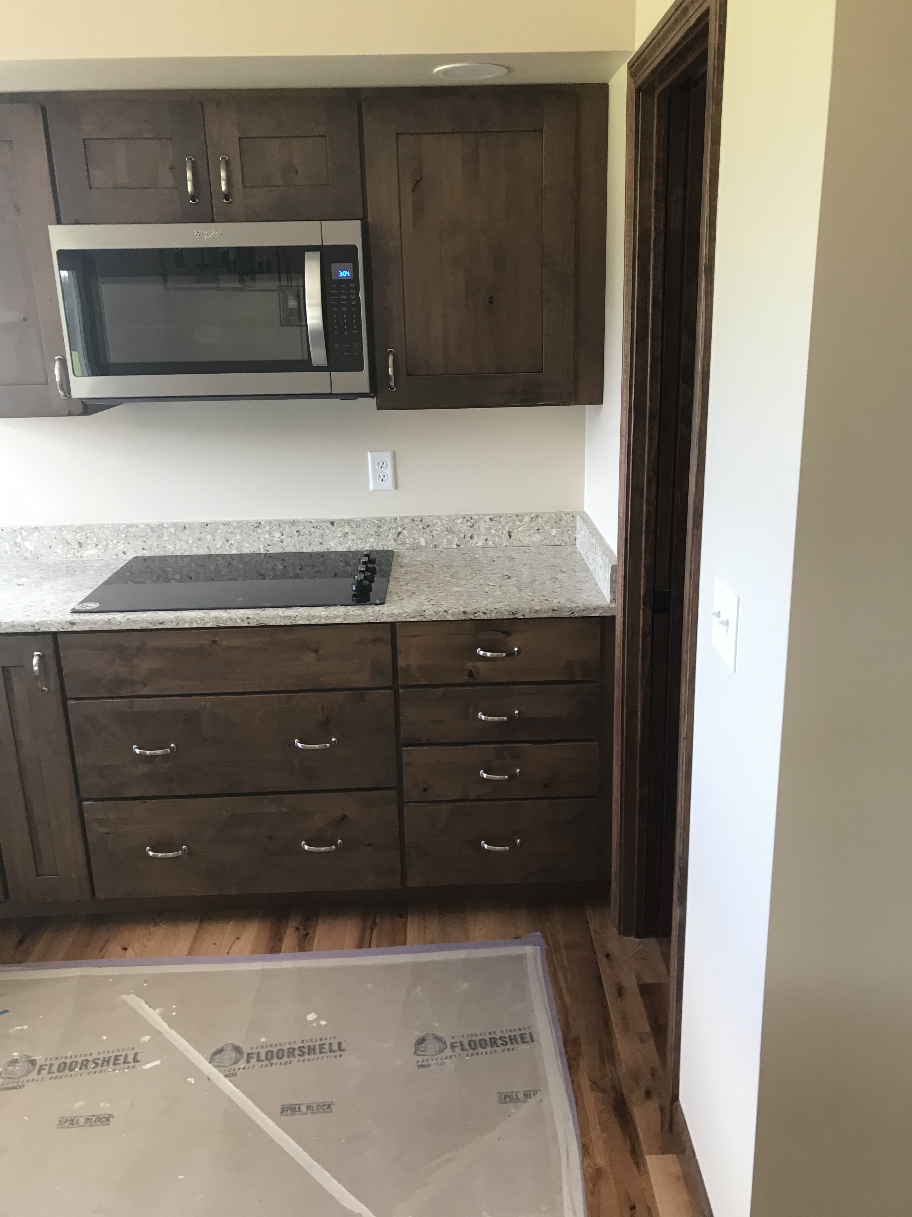 Microwave and Stove Top