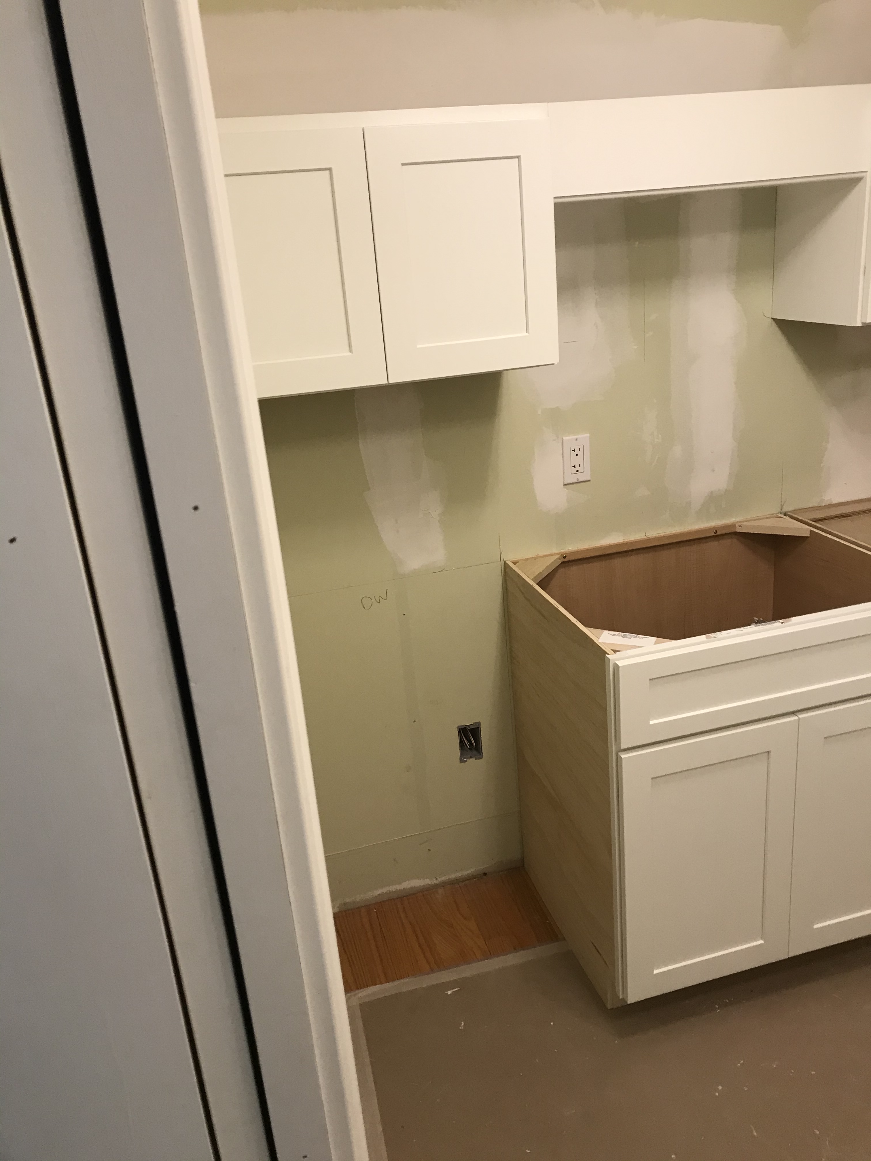 Kitchen Cabinets in Progress