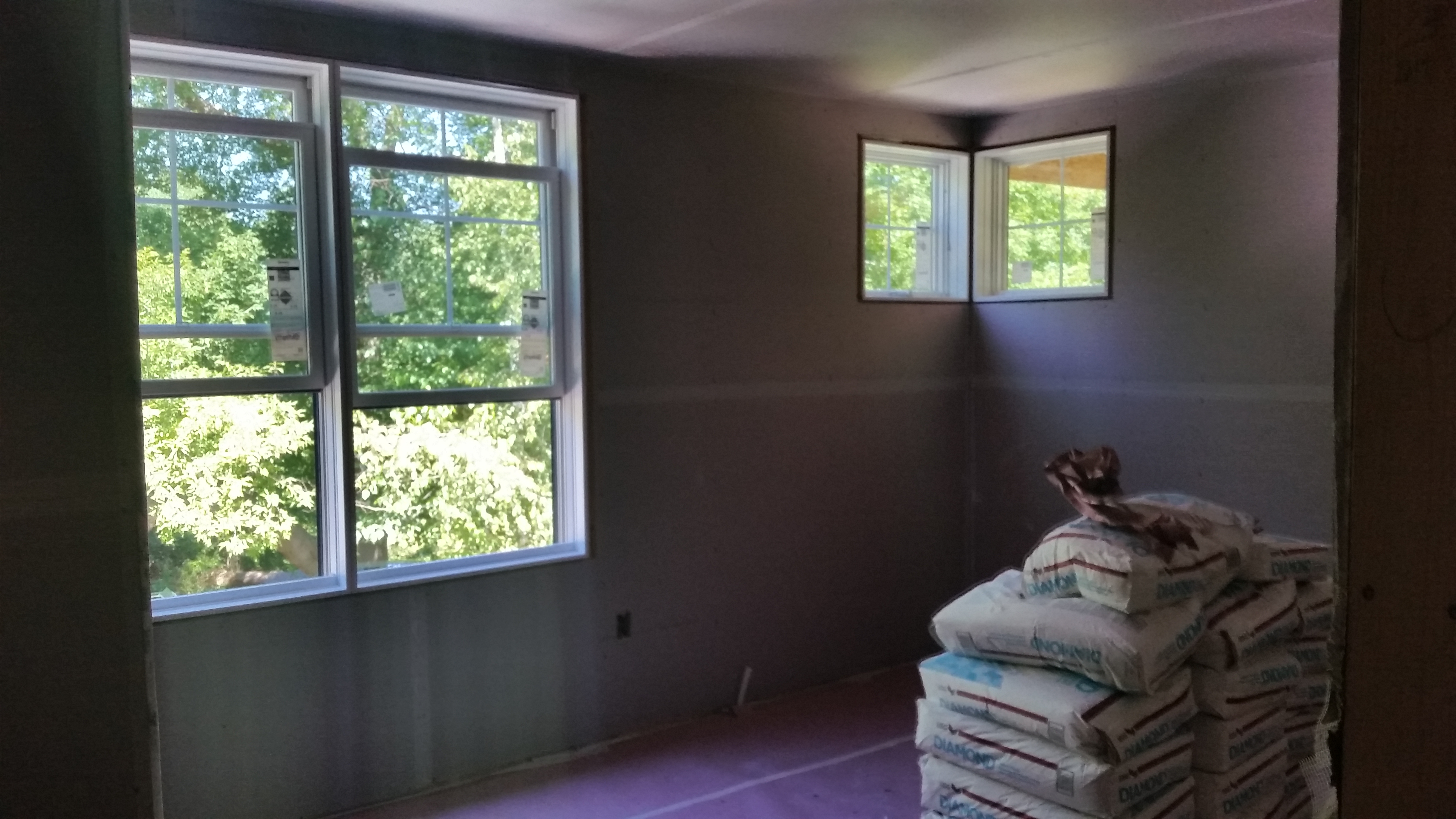 Interior Sheetrocked