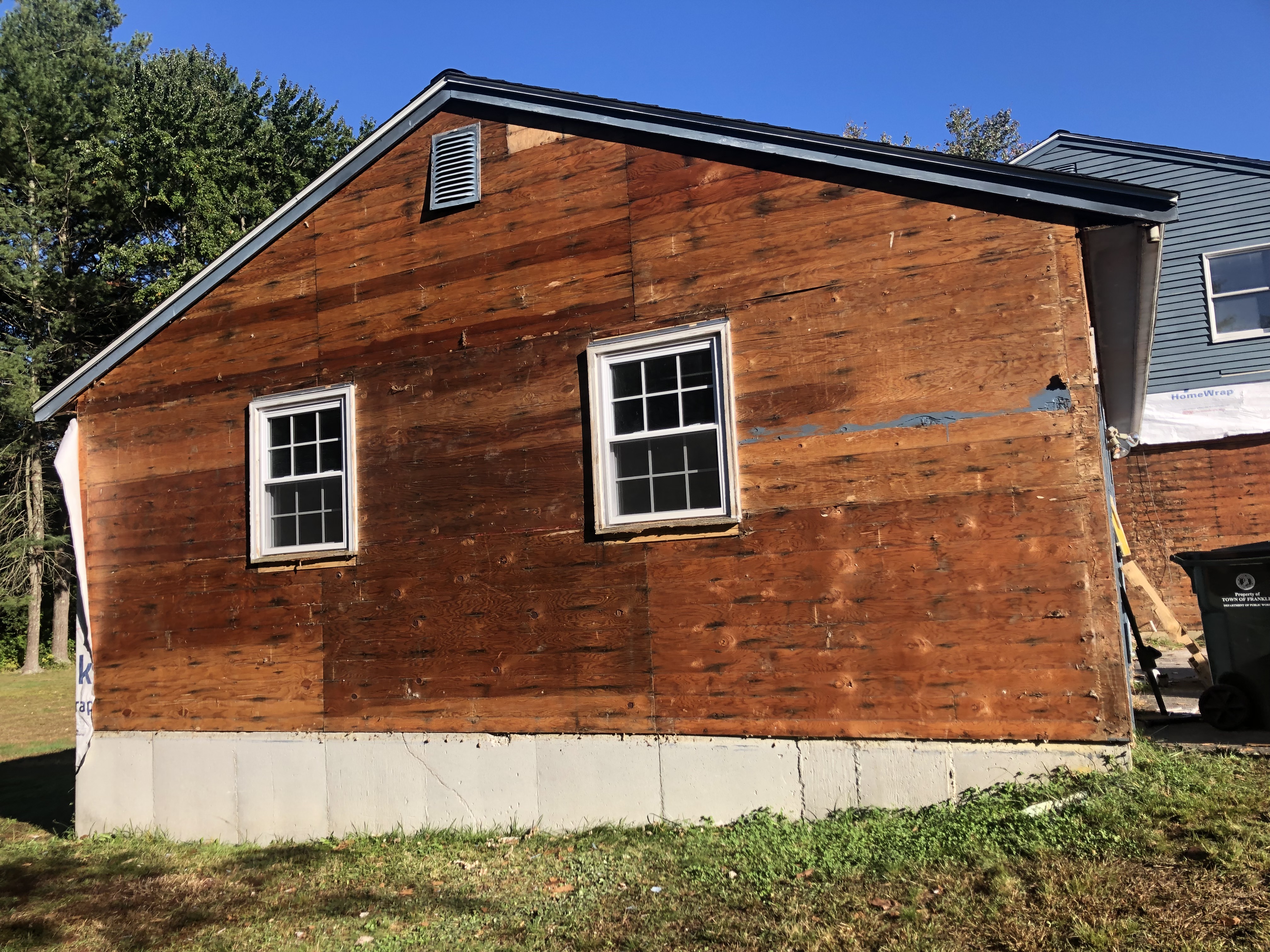 Removal of Old Siding