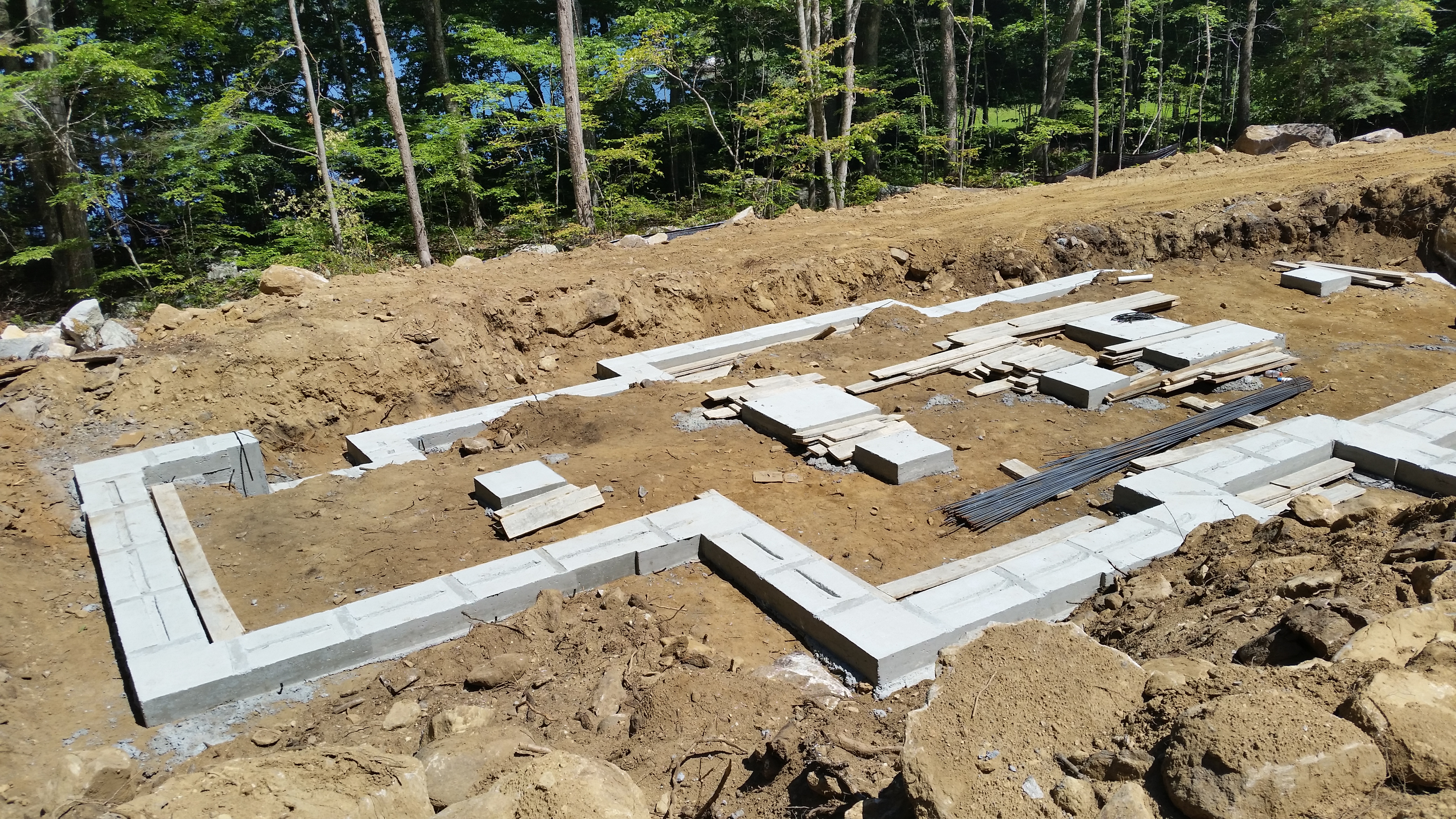 Concrete Footings poured