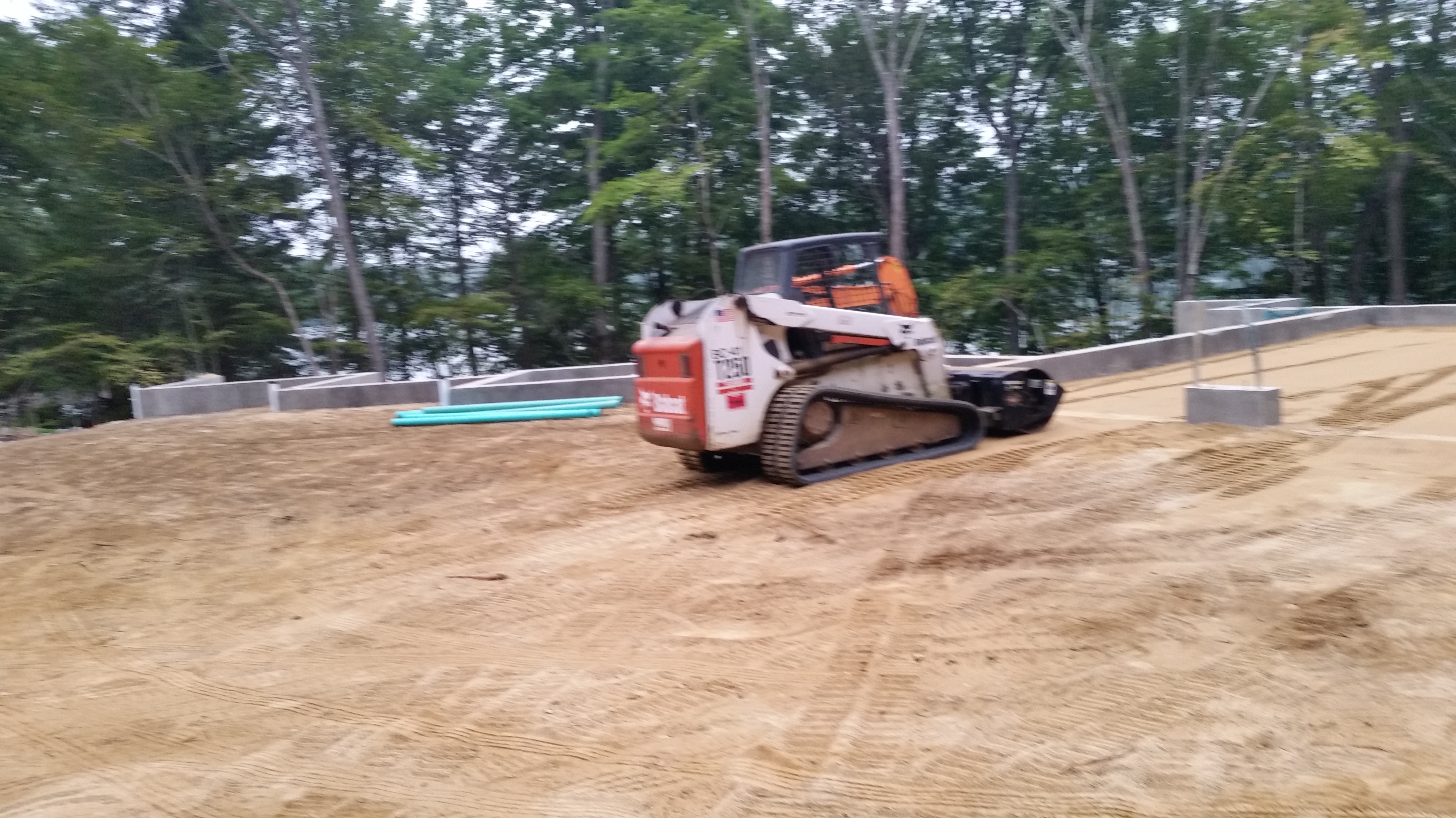 Foundation Poured / Backfilled