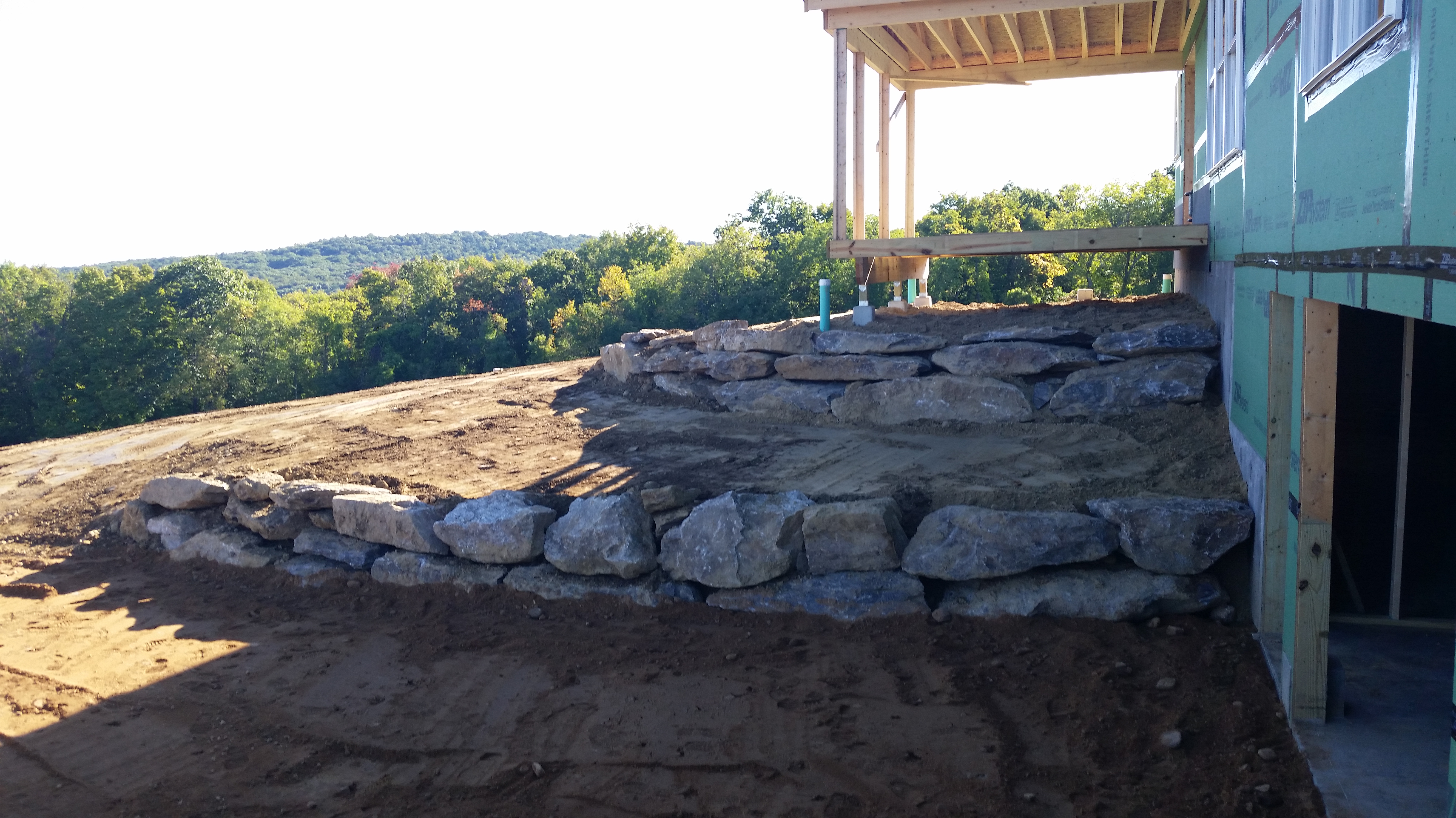 Rock Retaining Walls