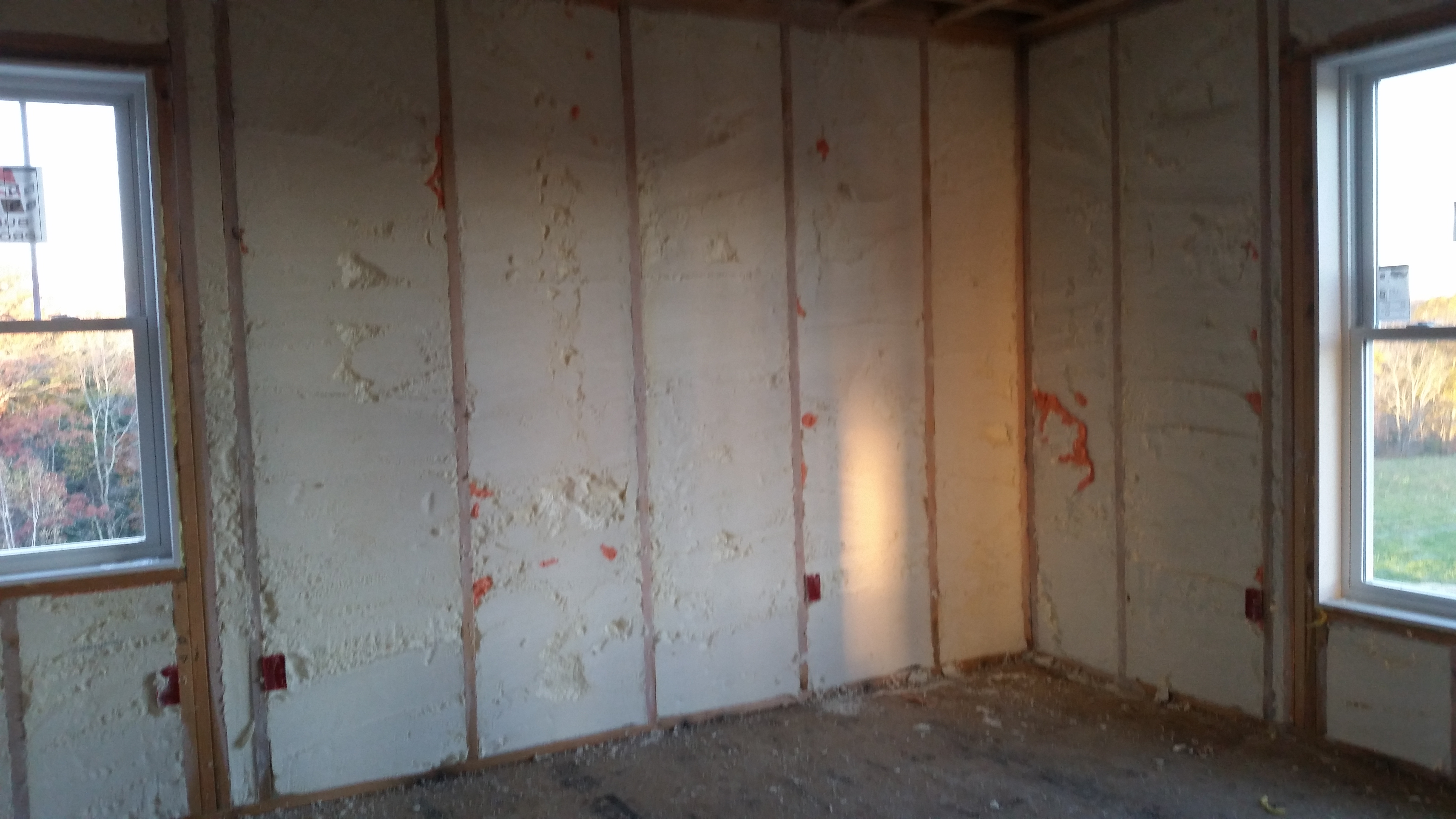 Insulation Sprayed