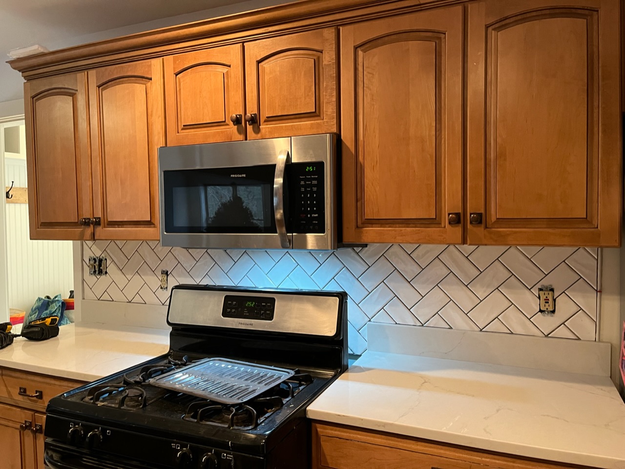 Completed Kitchen Tile