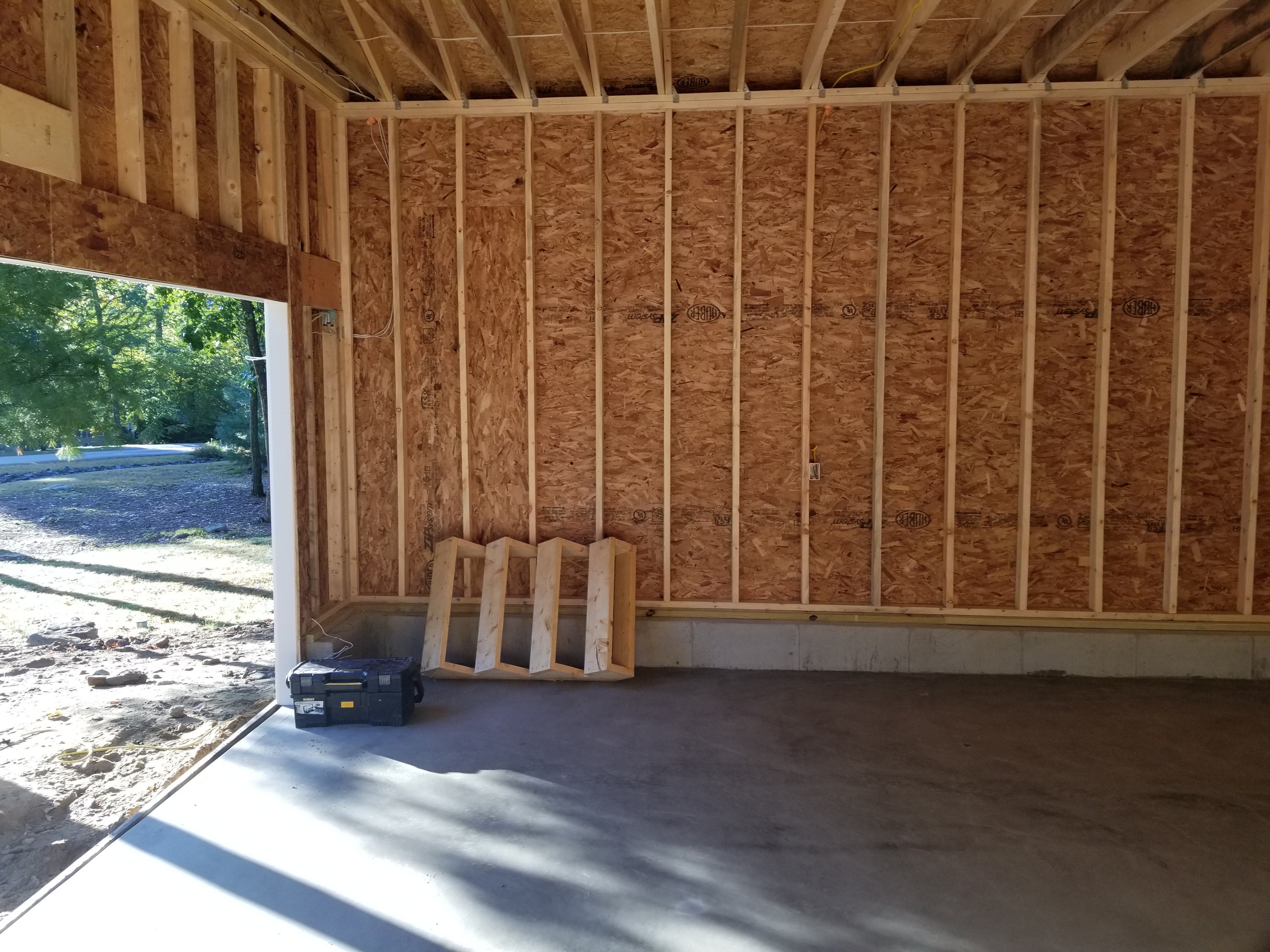 Framing and Concrete Floor