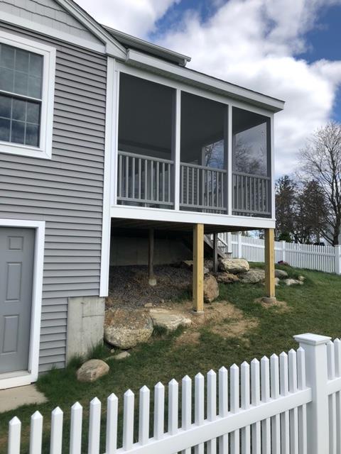 Completed Screened Porch