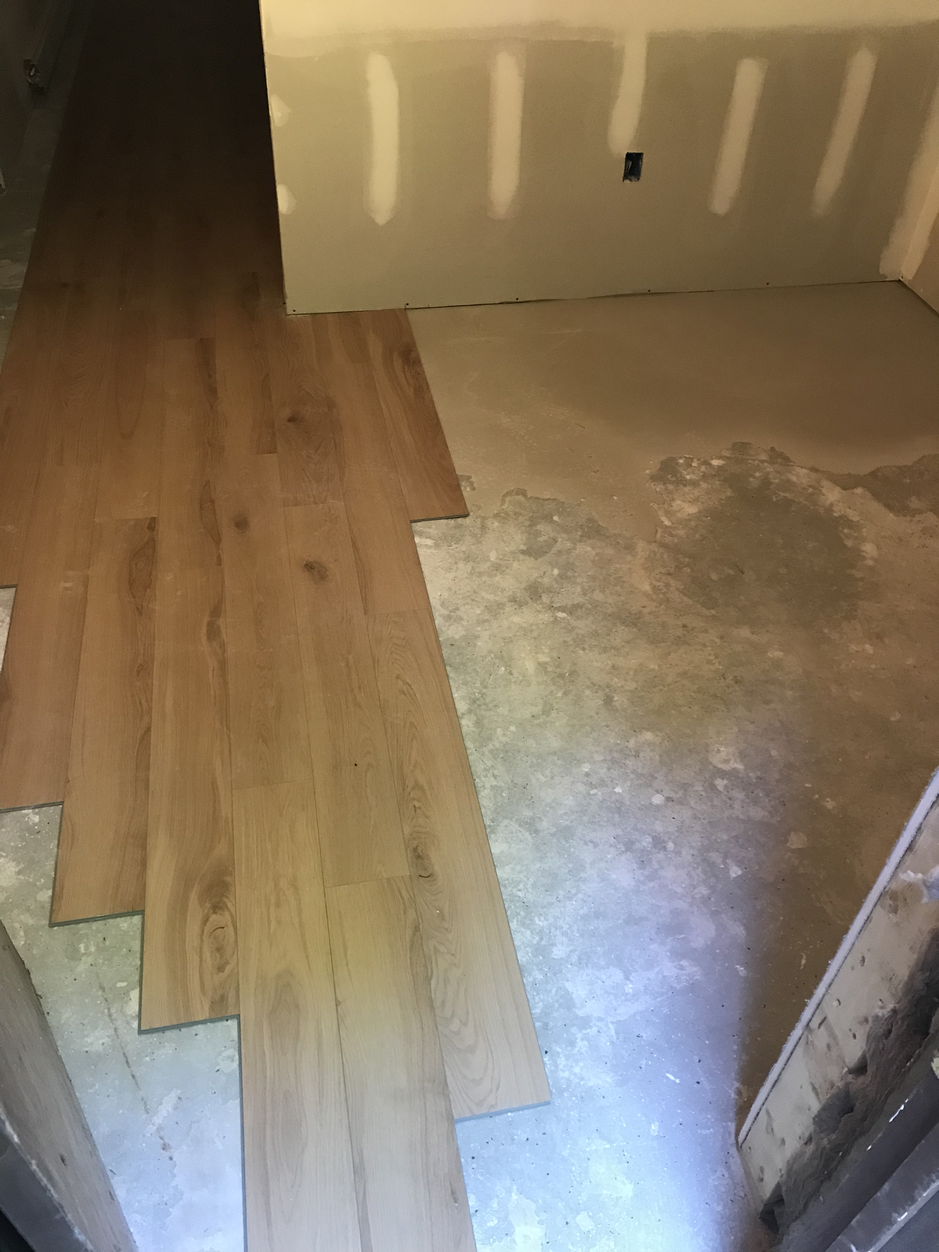 Flooring in Process