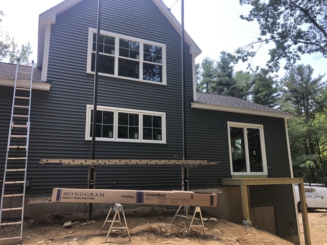 Siding in Progress