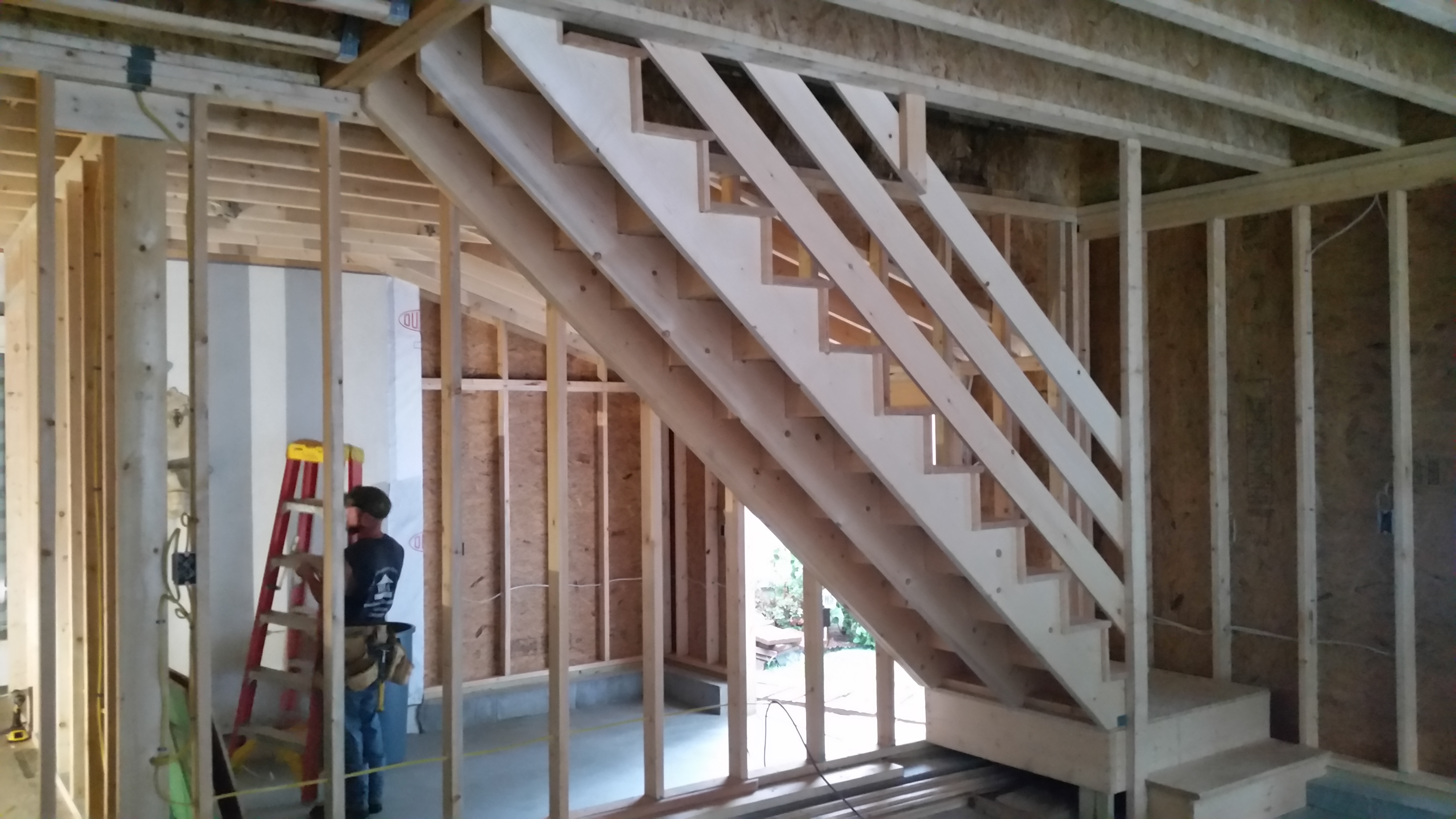 Framing Interior staircase