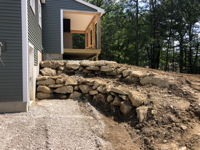 Stone Retaining Wall