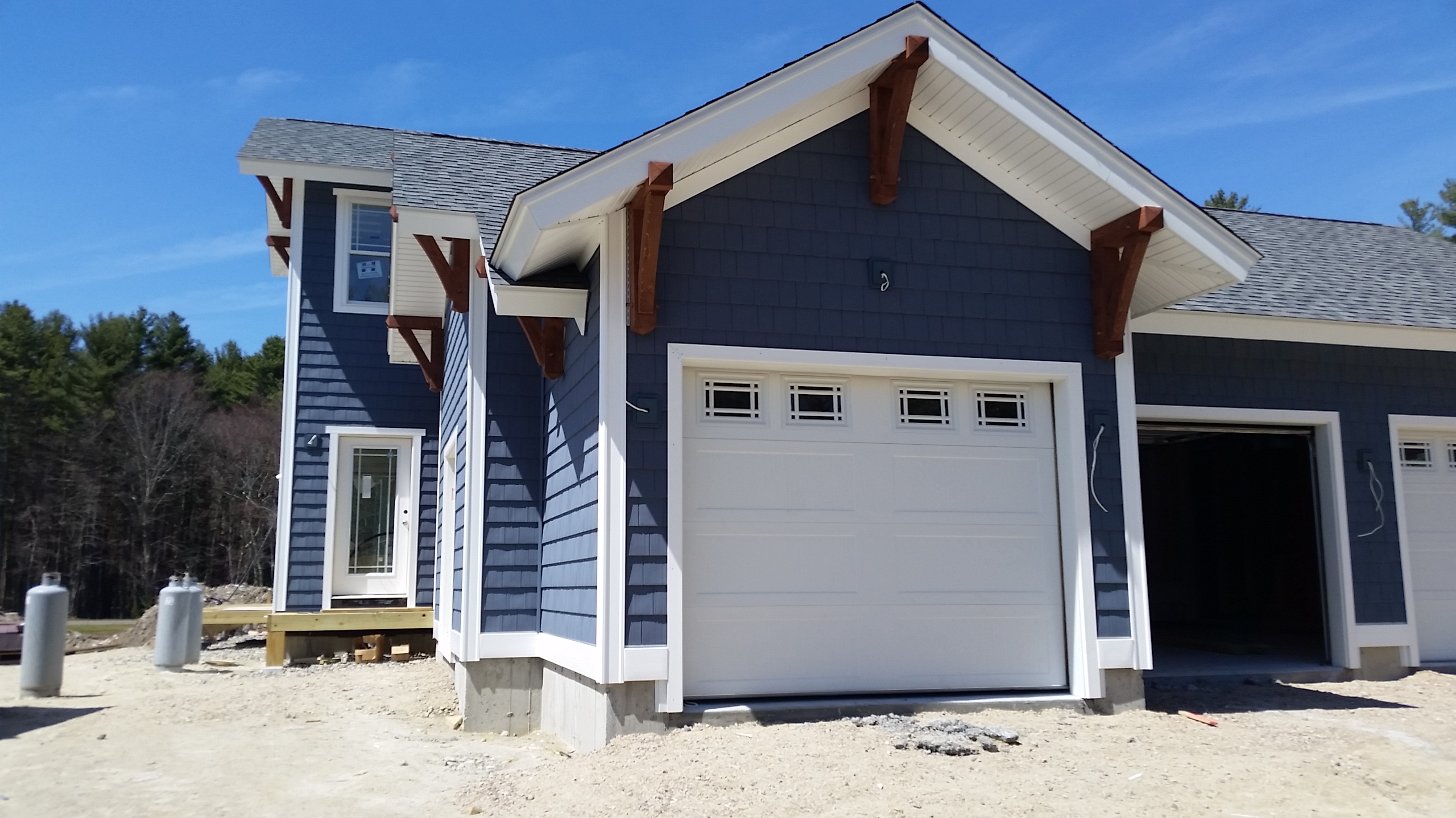 Siding and Garage Door