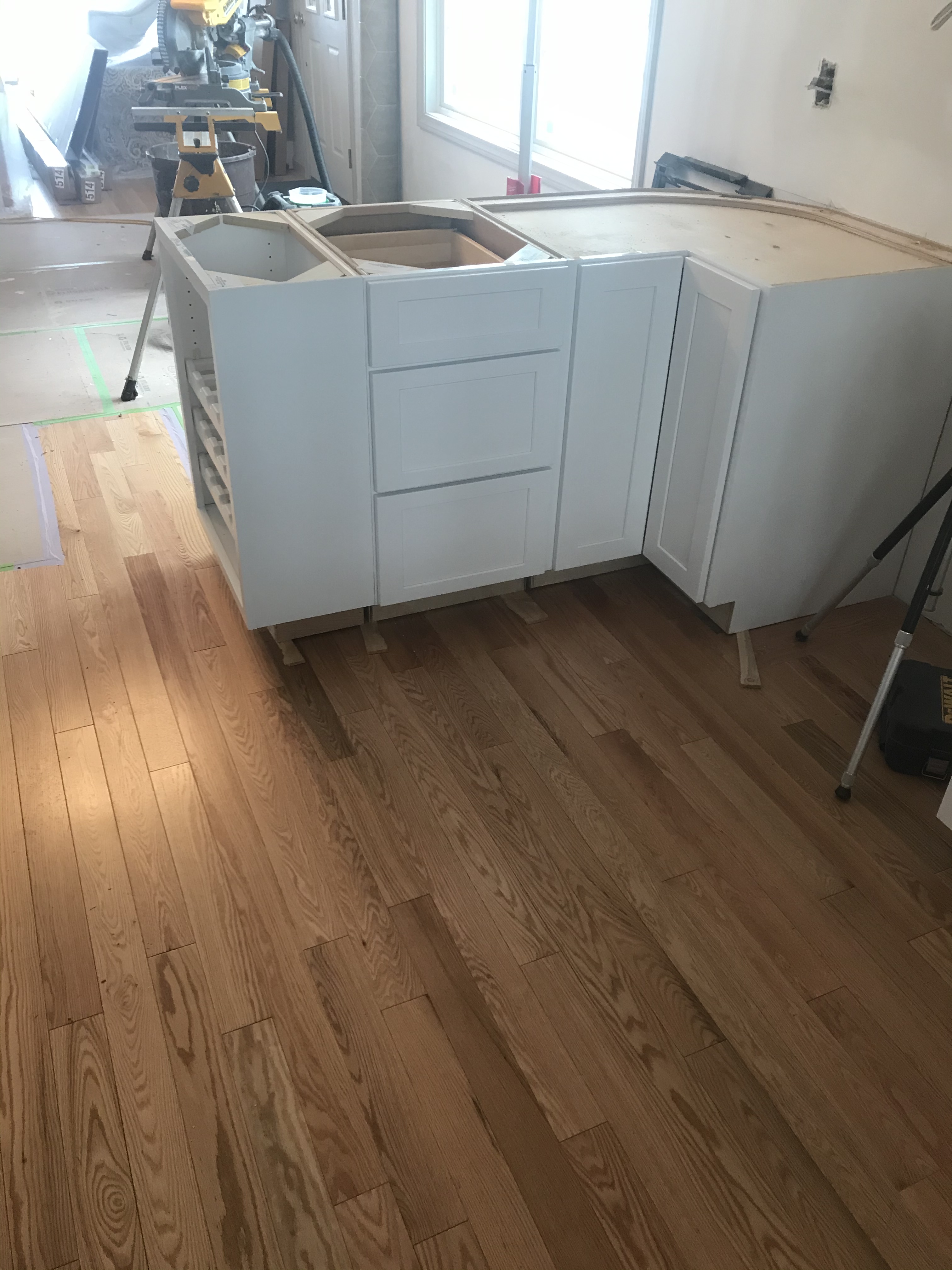 New Cabinets / Flooring