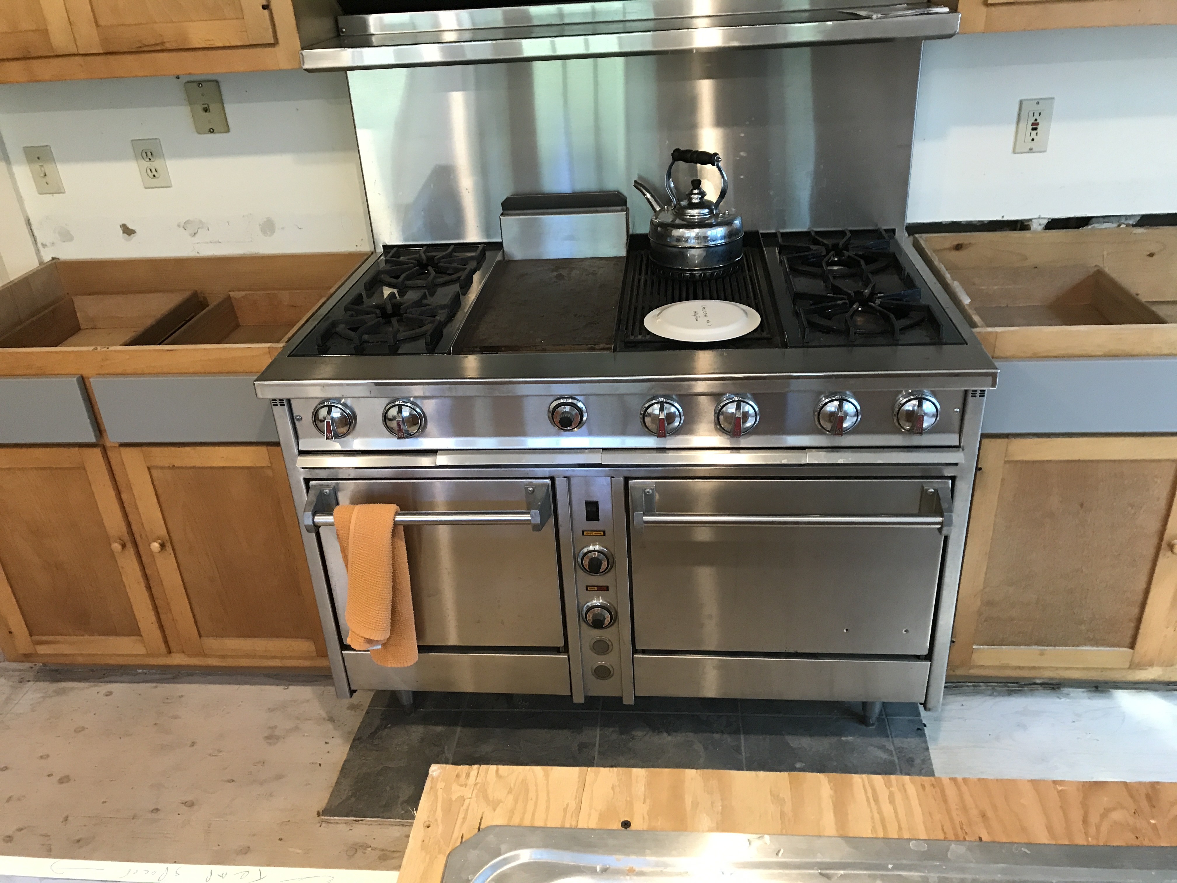 Starting to refinish cabinets