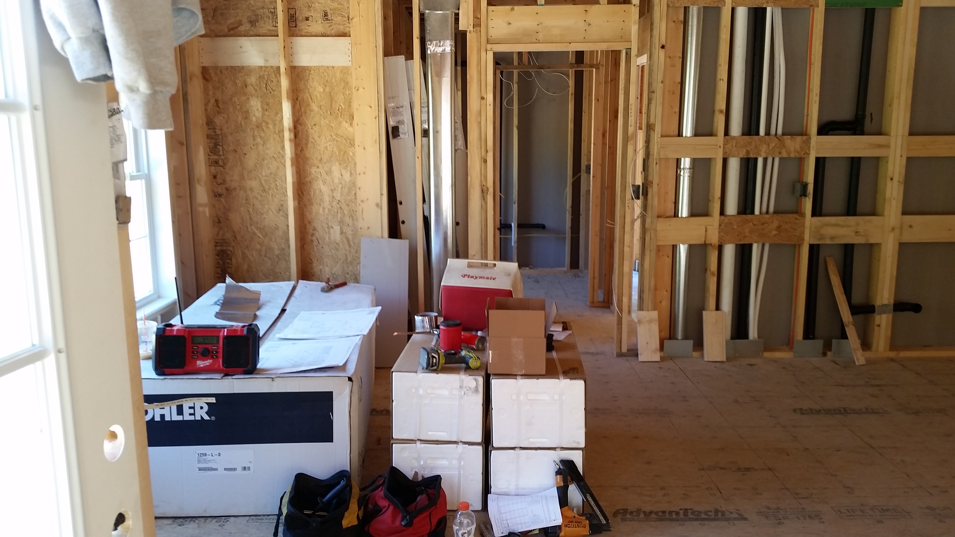 Electric and Plumbing Work