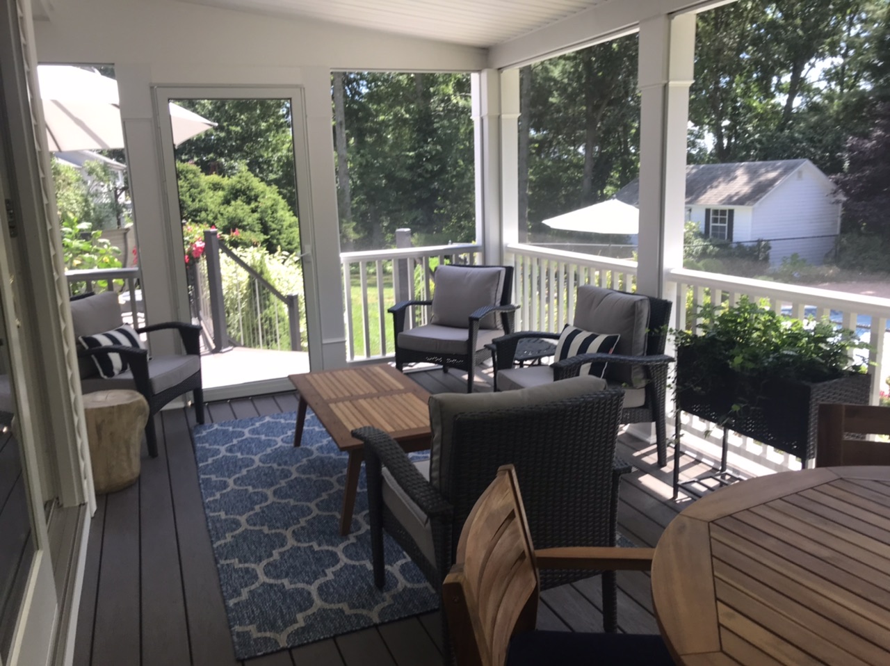 Completed Screened In Porch