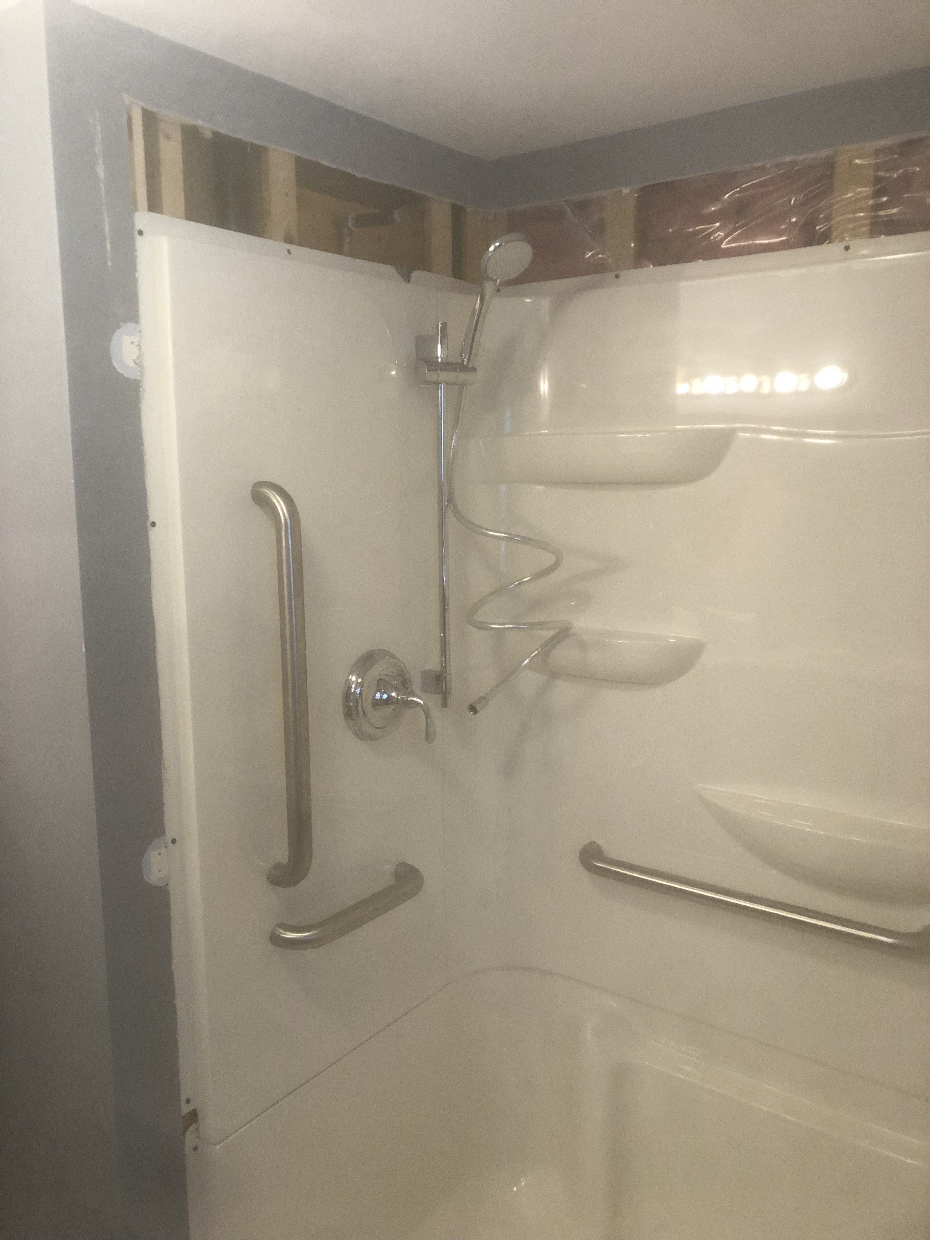 New Walk-In Shower