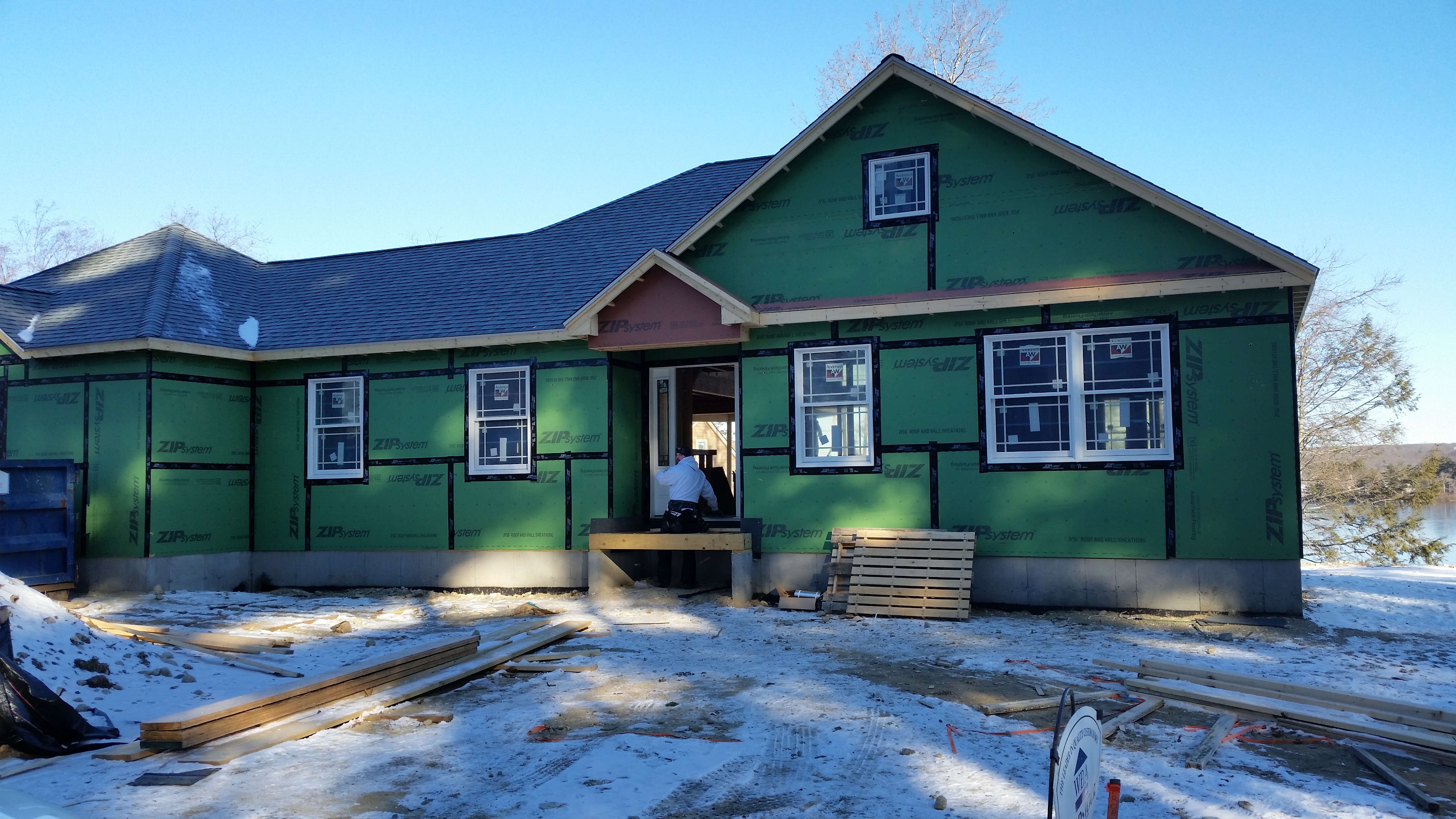 Windows and doors installed