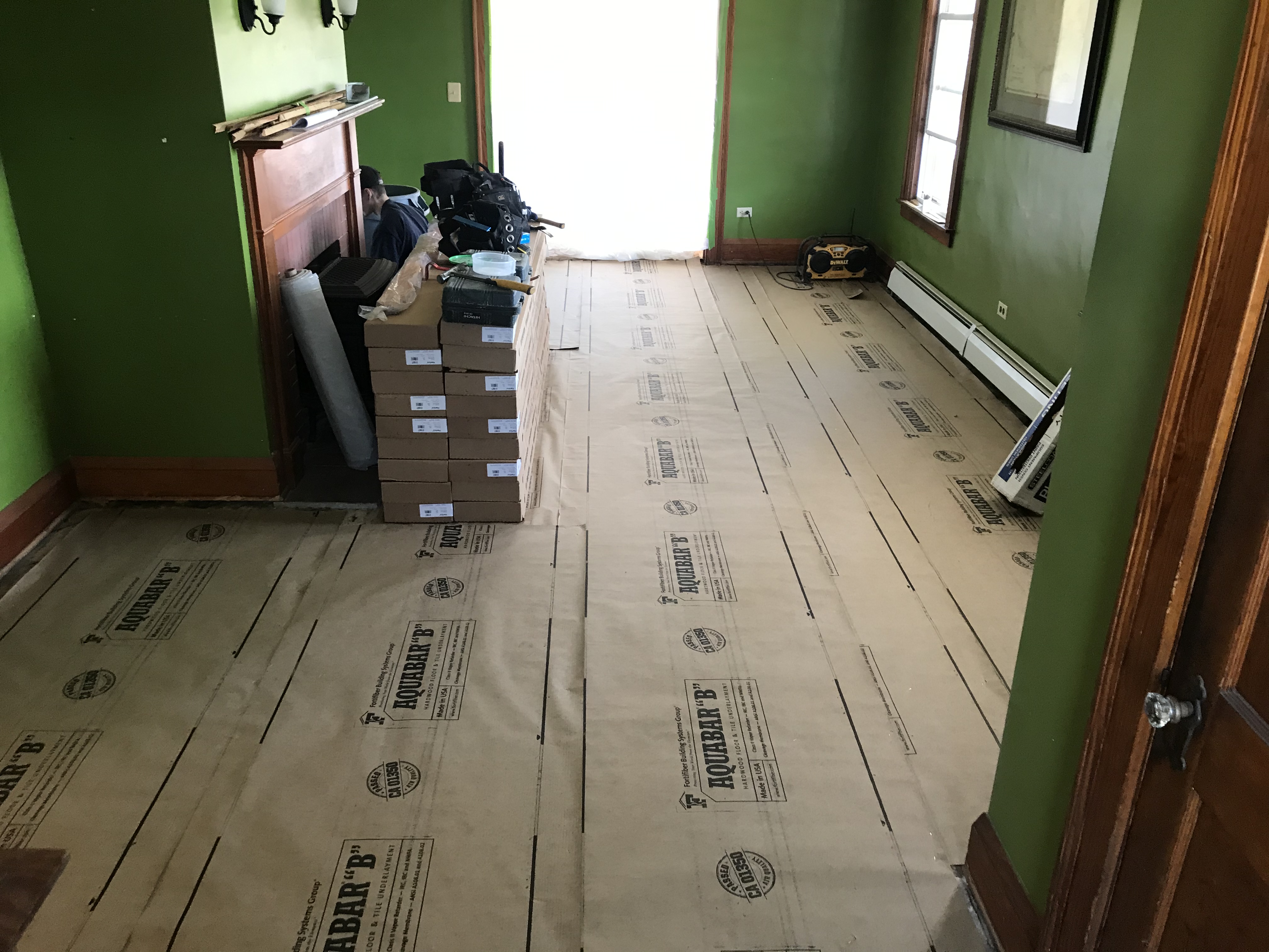 Protecting New Flooring