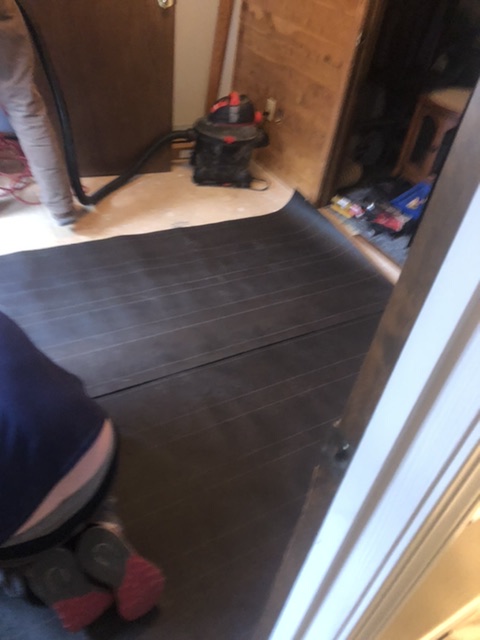 Flooring in Process