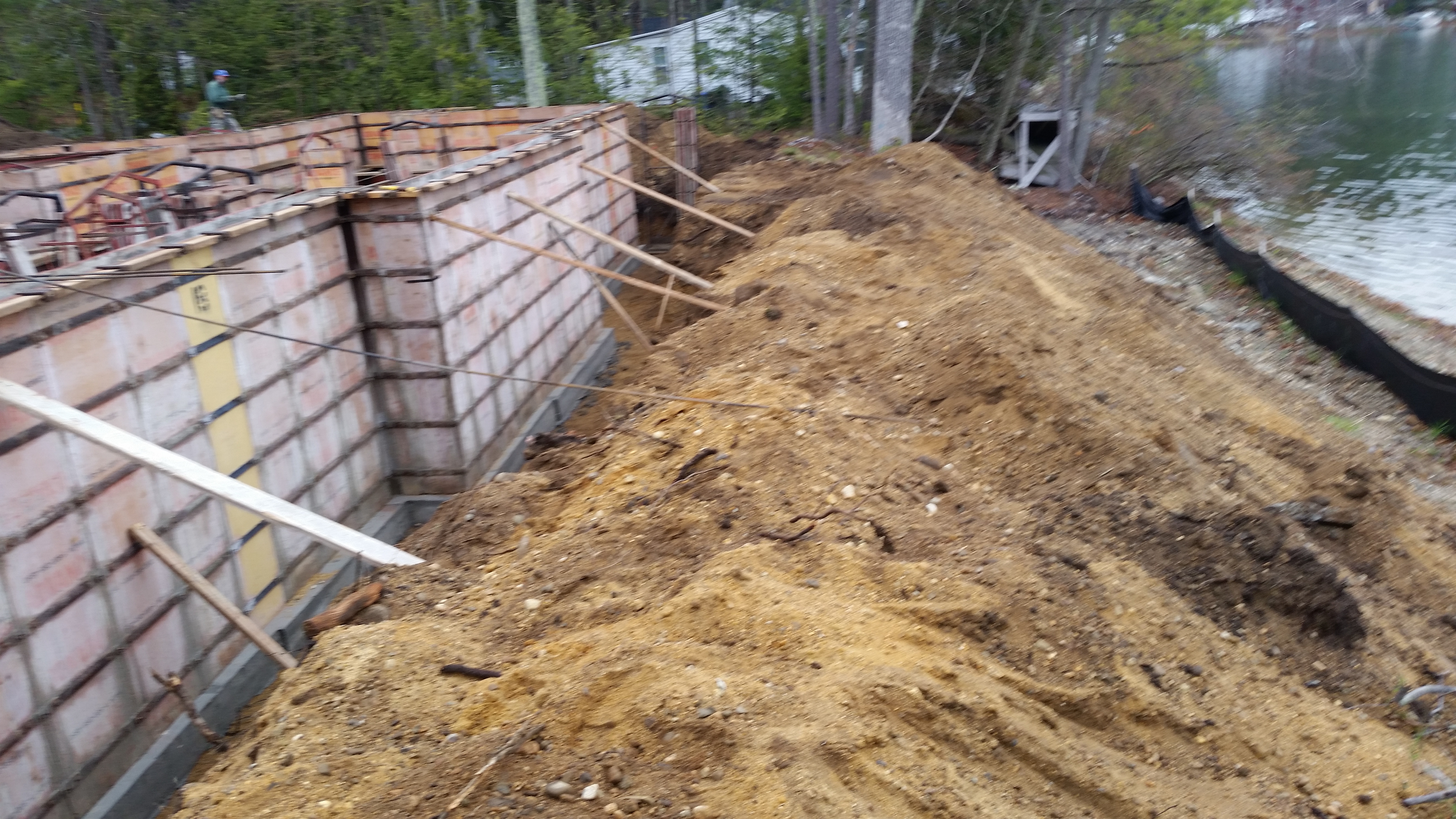 Concrete forms are up