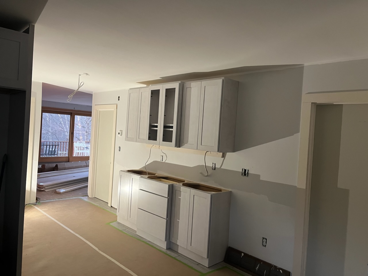 Kitchen Cabinets in Process