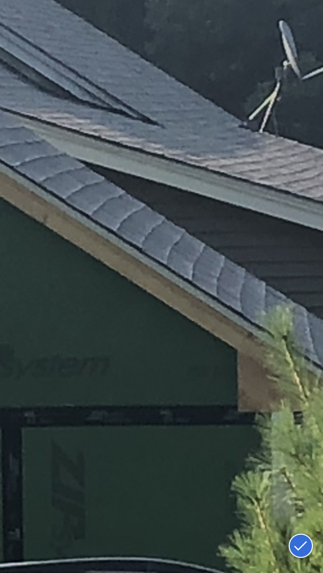 Roofing of carport