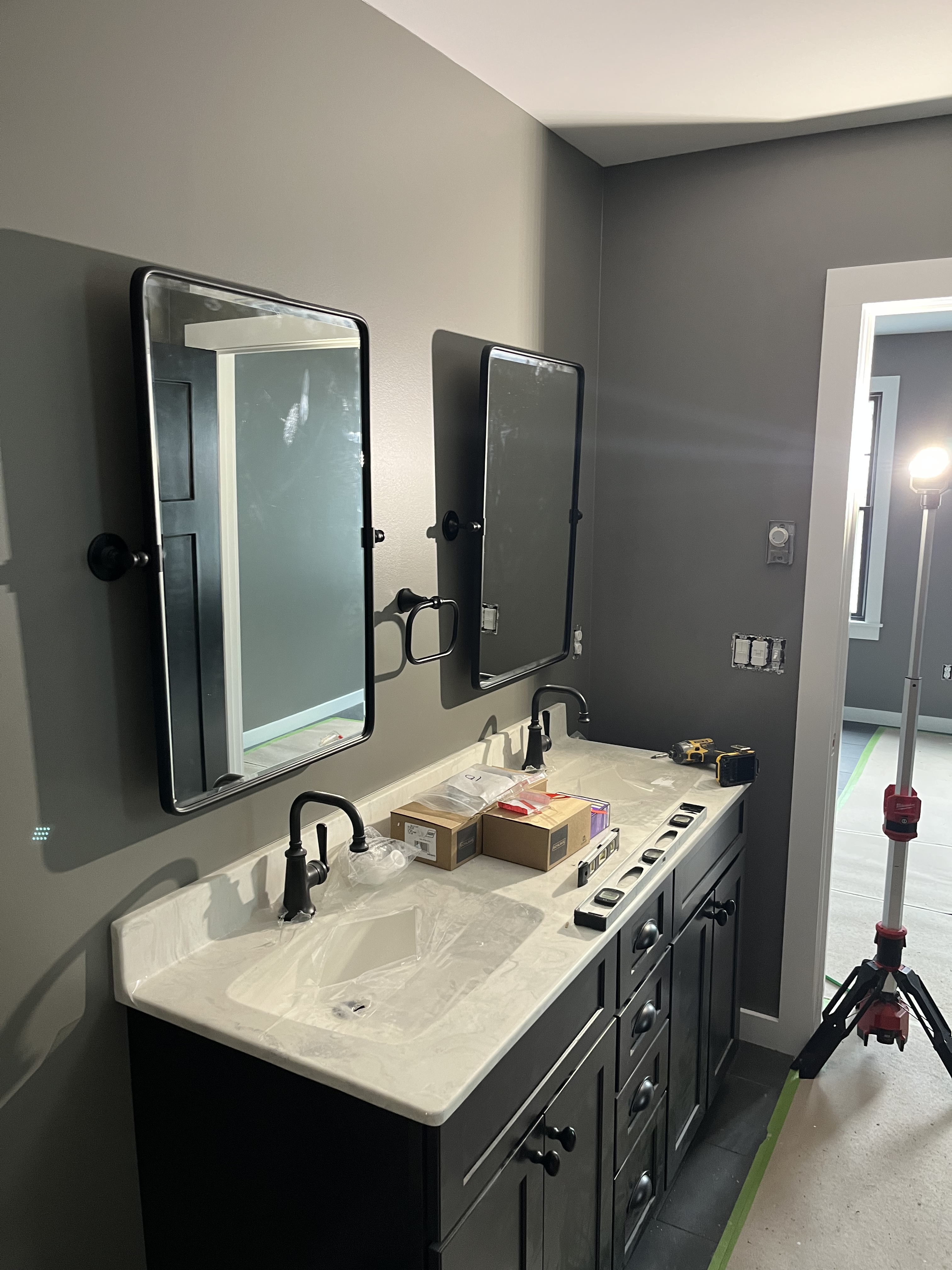 New Sink / Mirrors