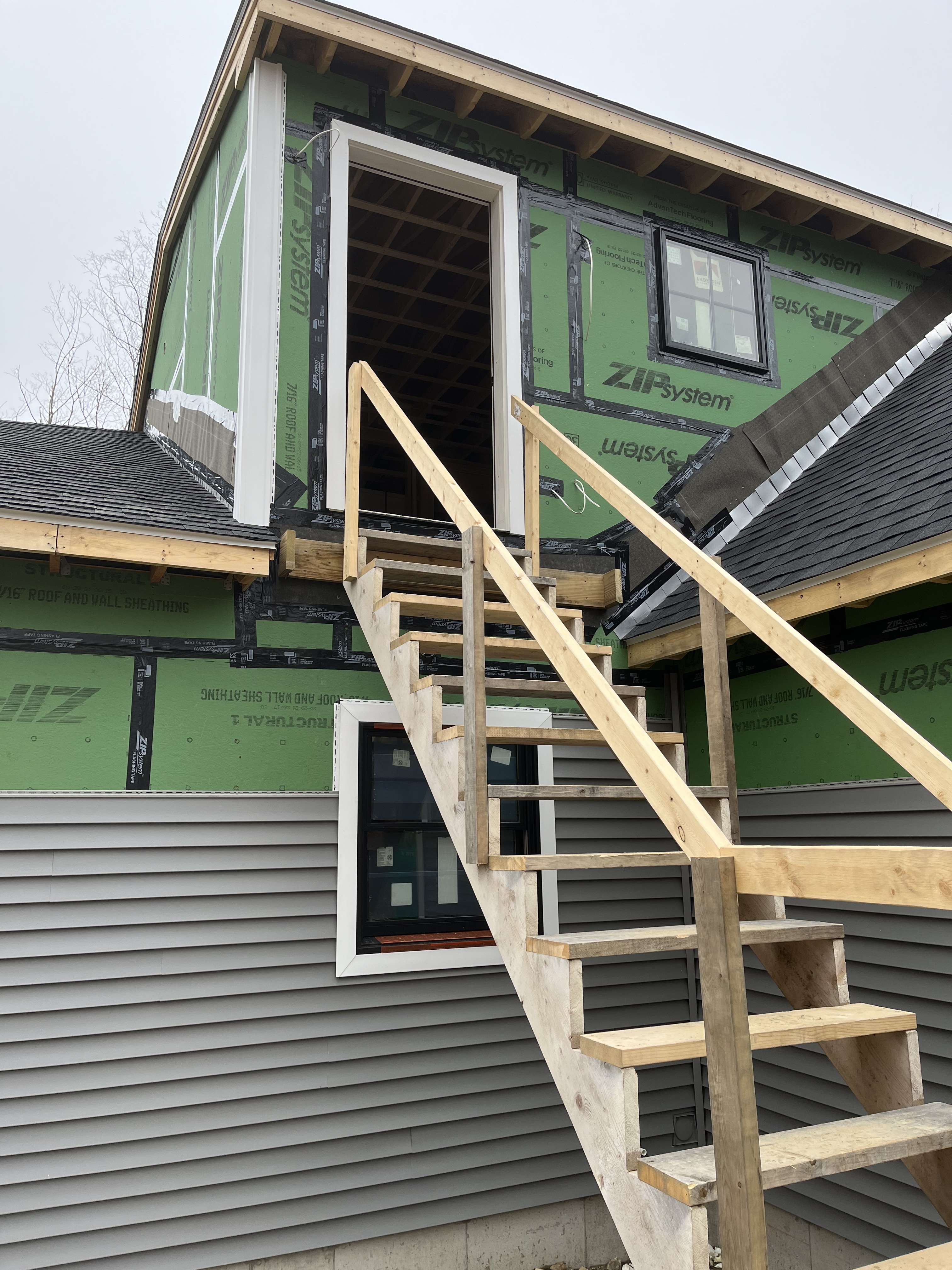 Siding / Stairs in Process