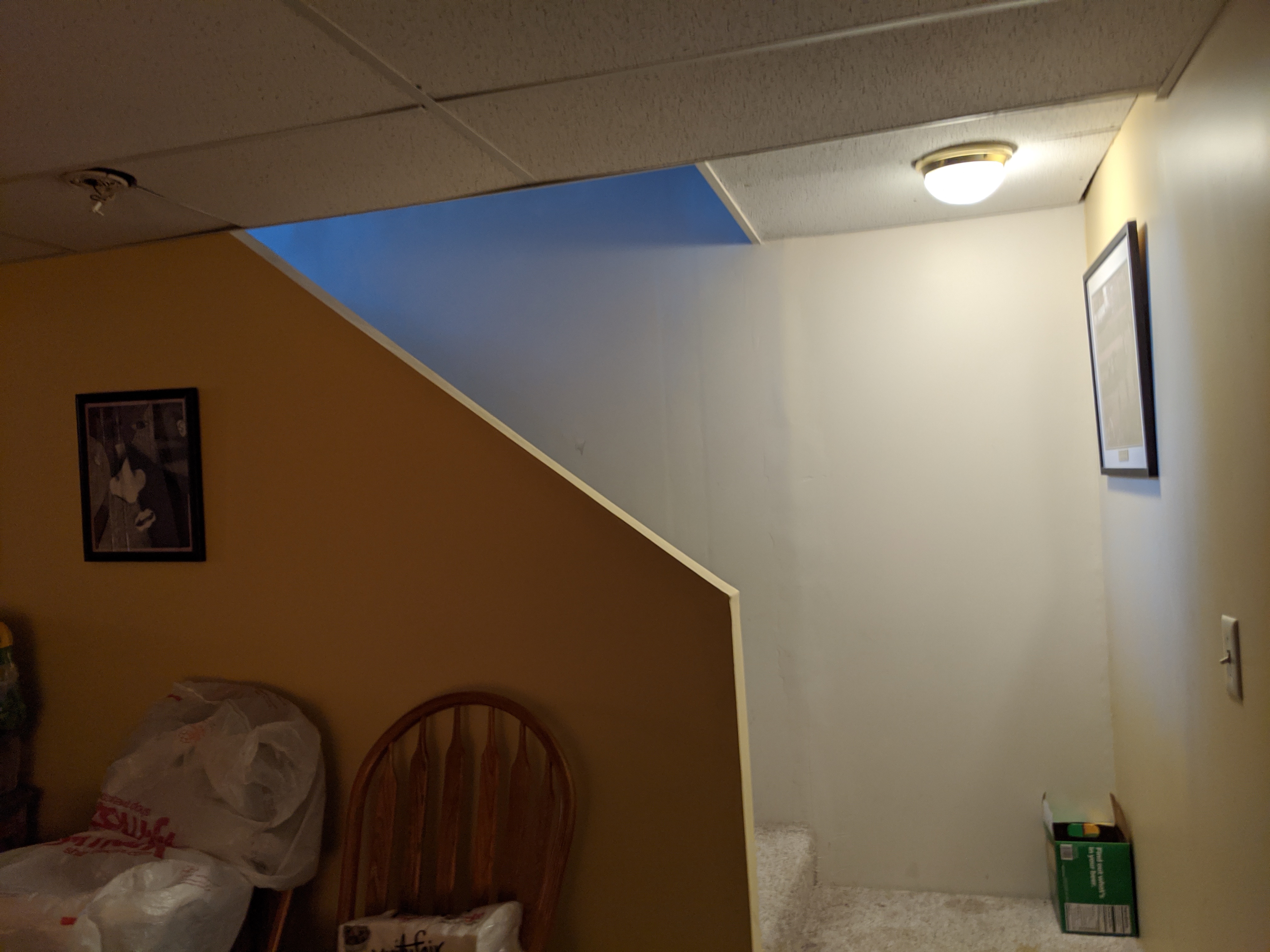 Before Basement Remodel