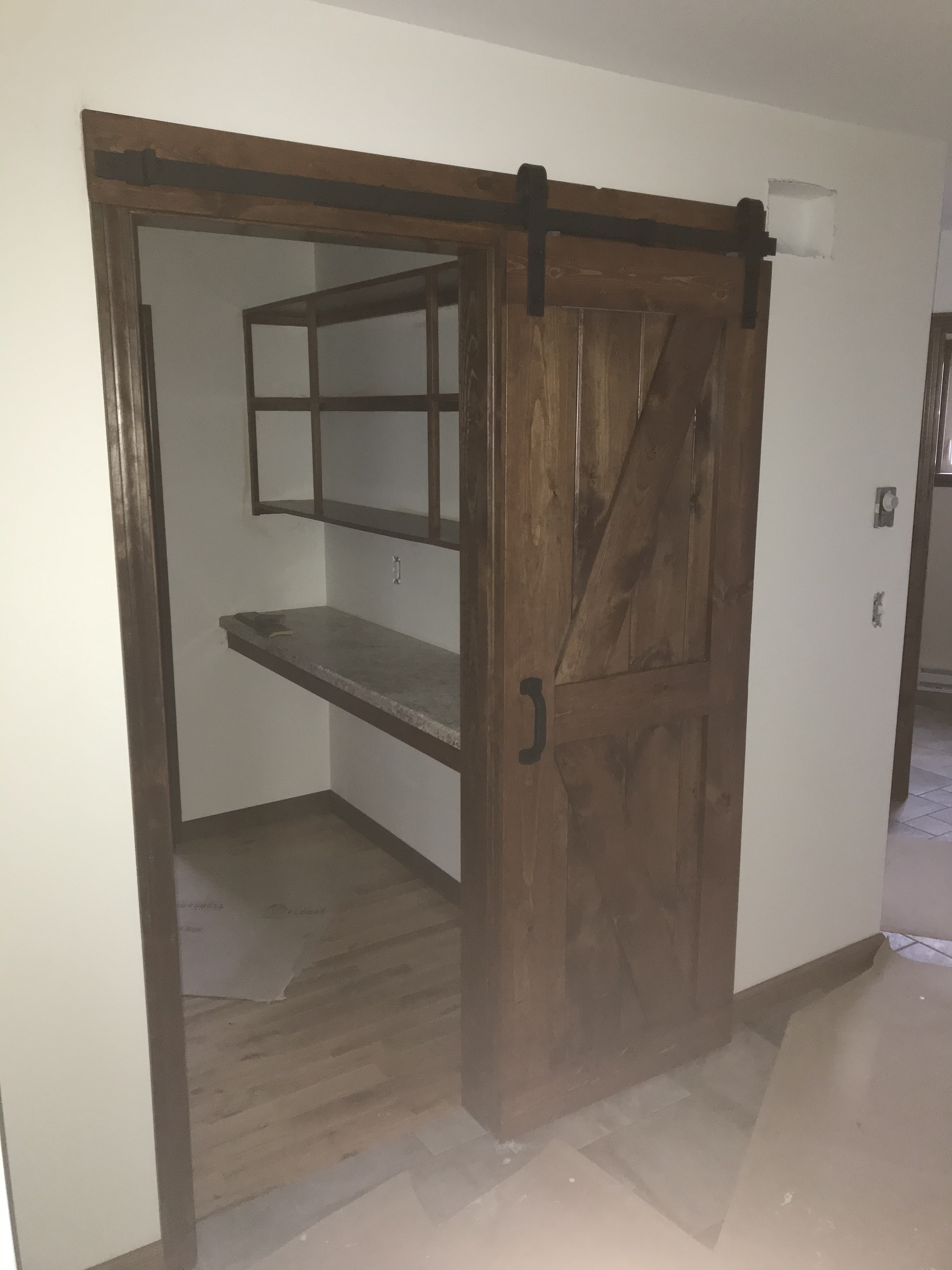 Sliding Barn Door for Pantry