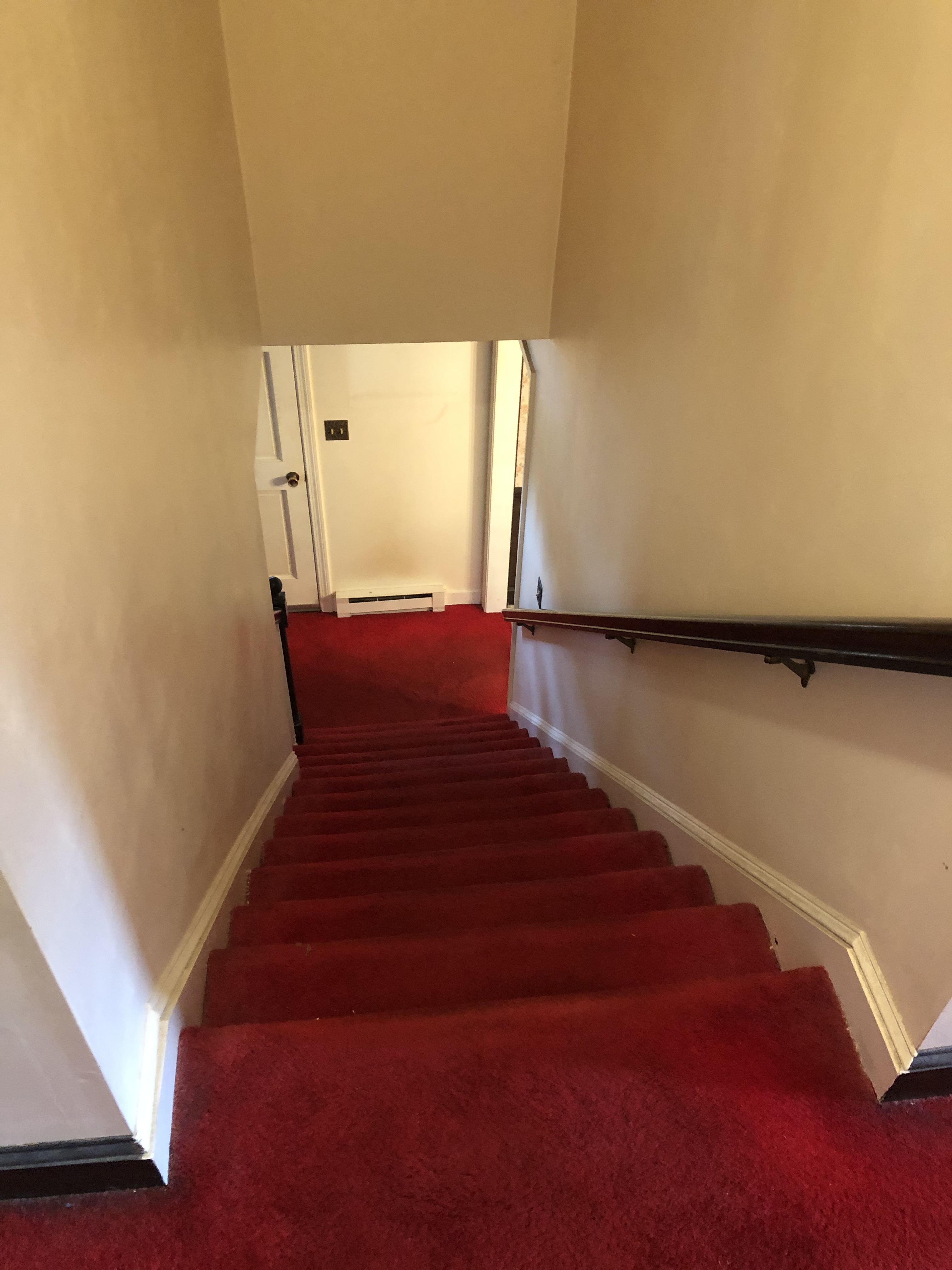 Stairway Carpeting - Before