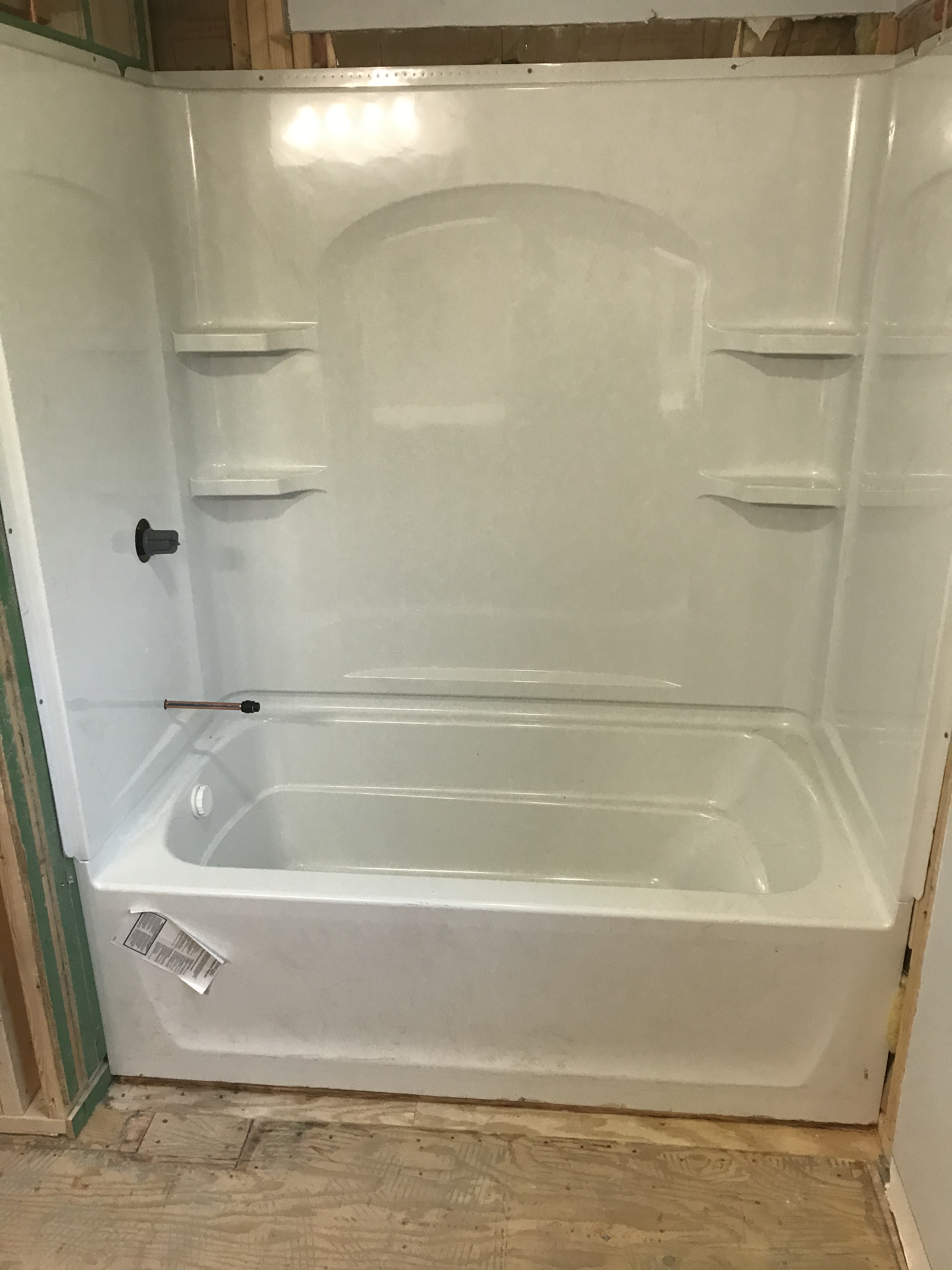 New Tub Installation