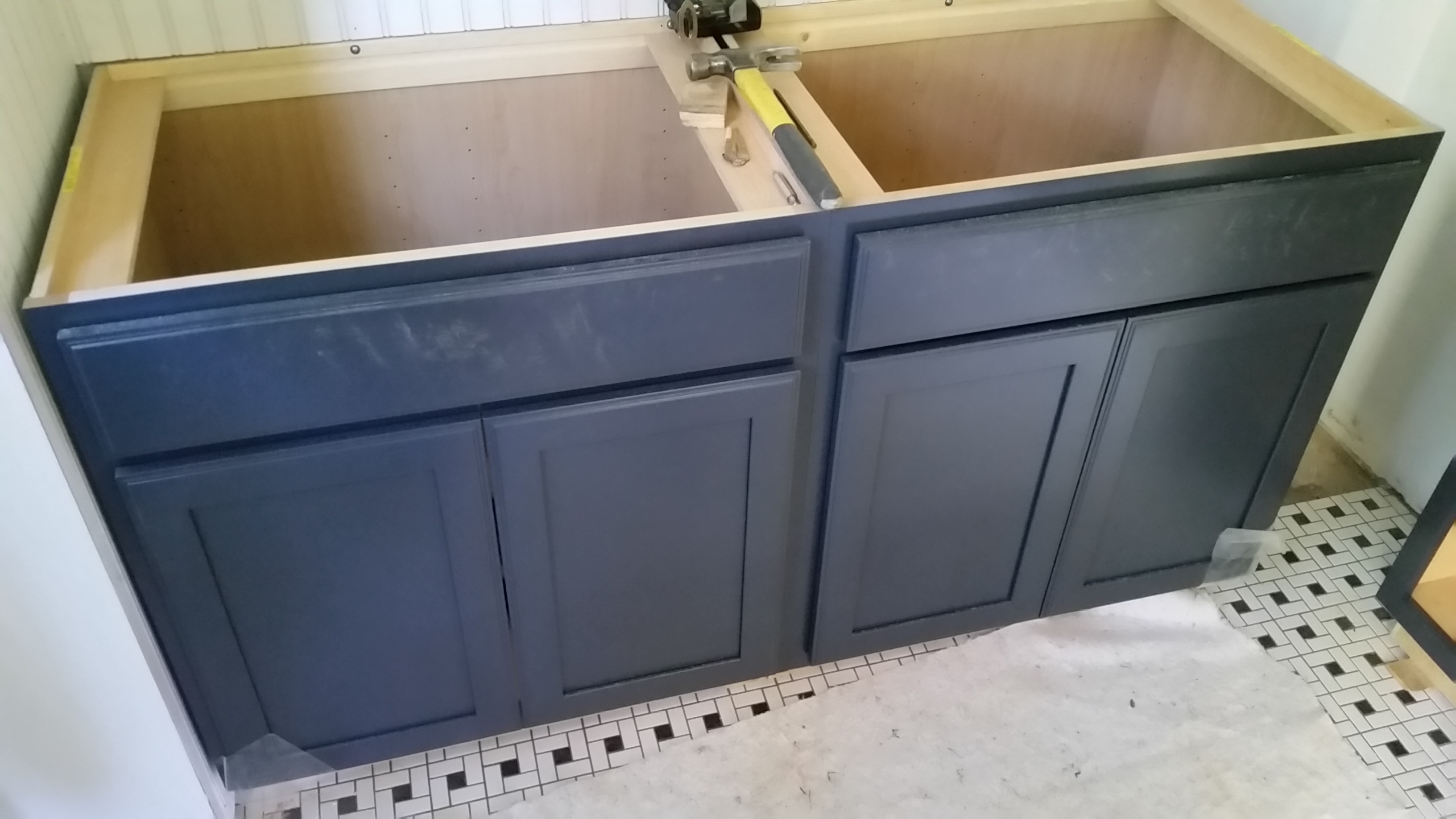 New Cabinets in Bathroom