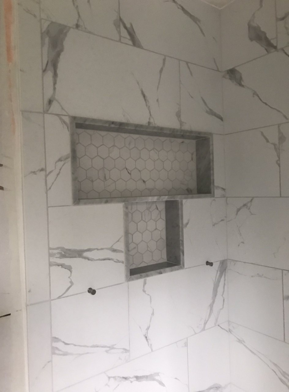 New Shower Tile