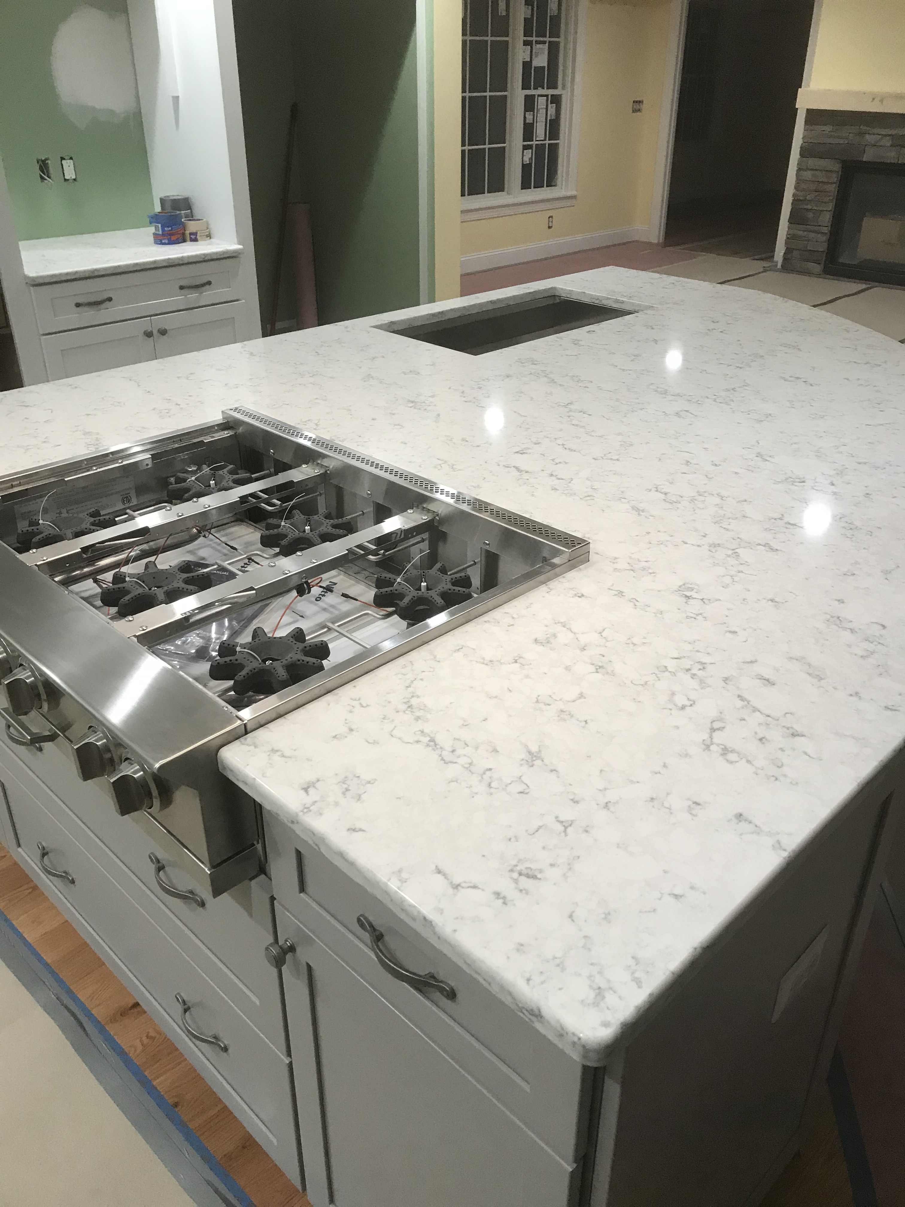 Kitchen Counter Top and Stove