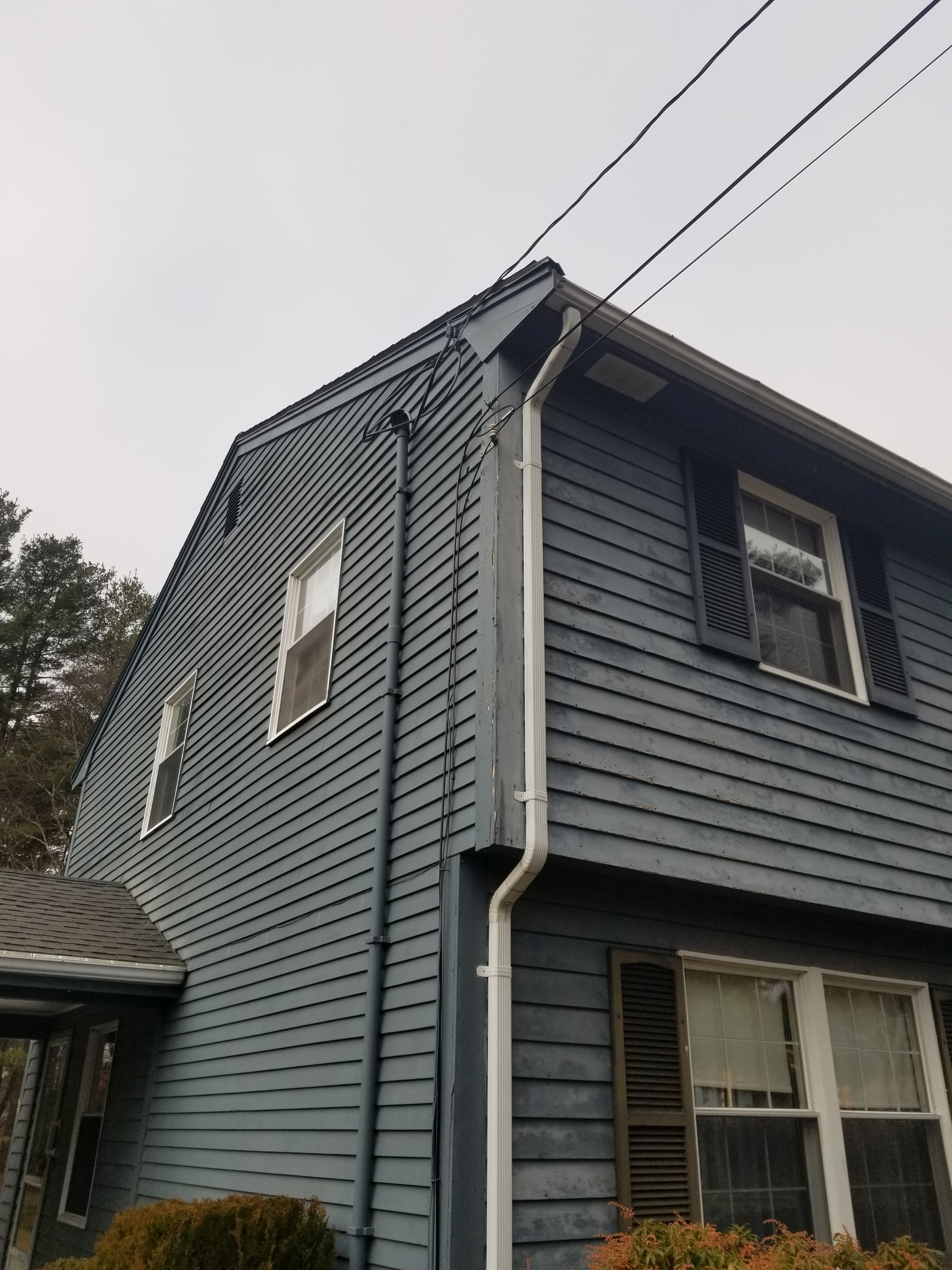 Side of House - Before