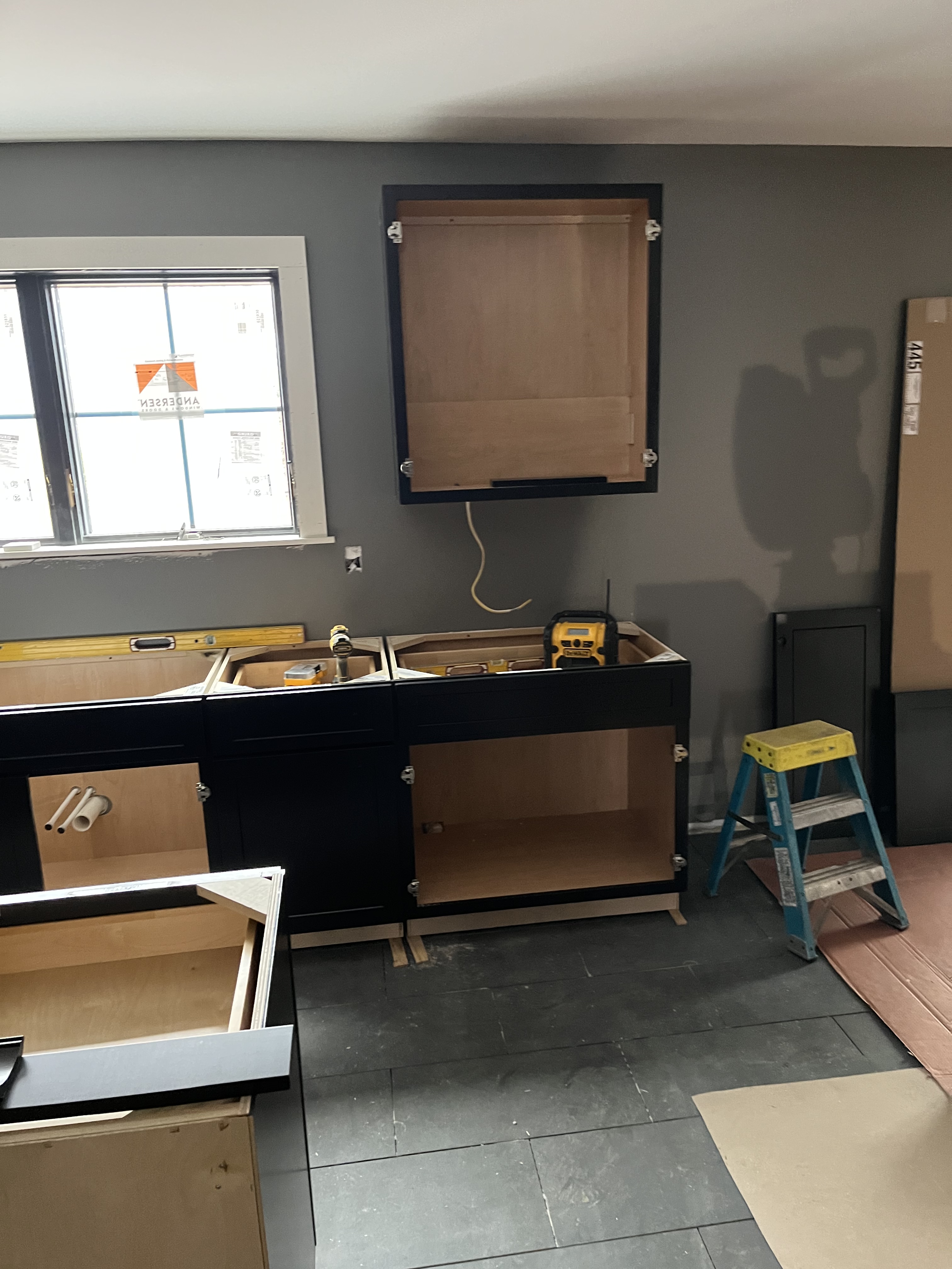 Kitchen Cabinets in Progress