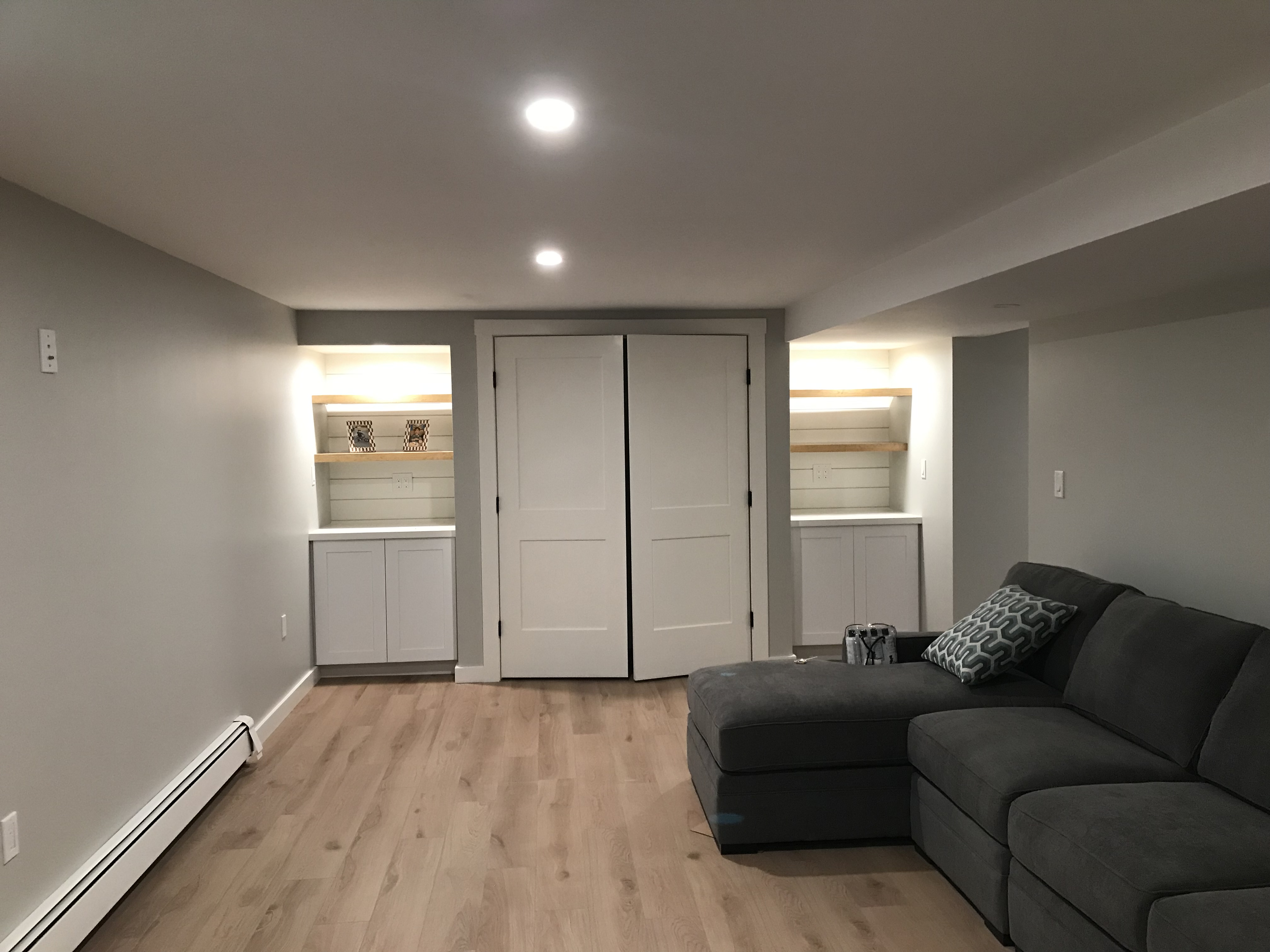 Built-In Shelving and Closet